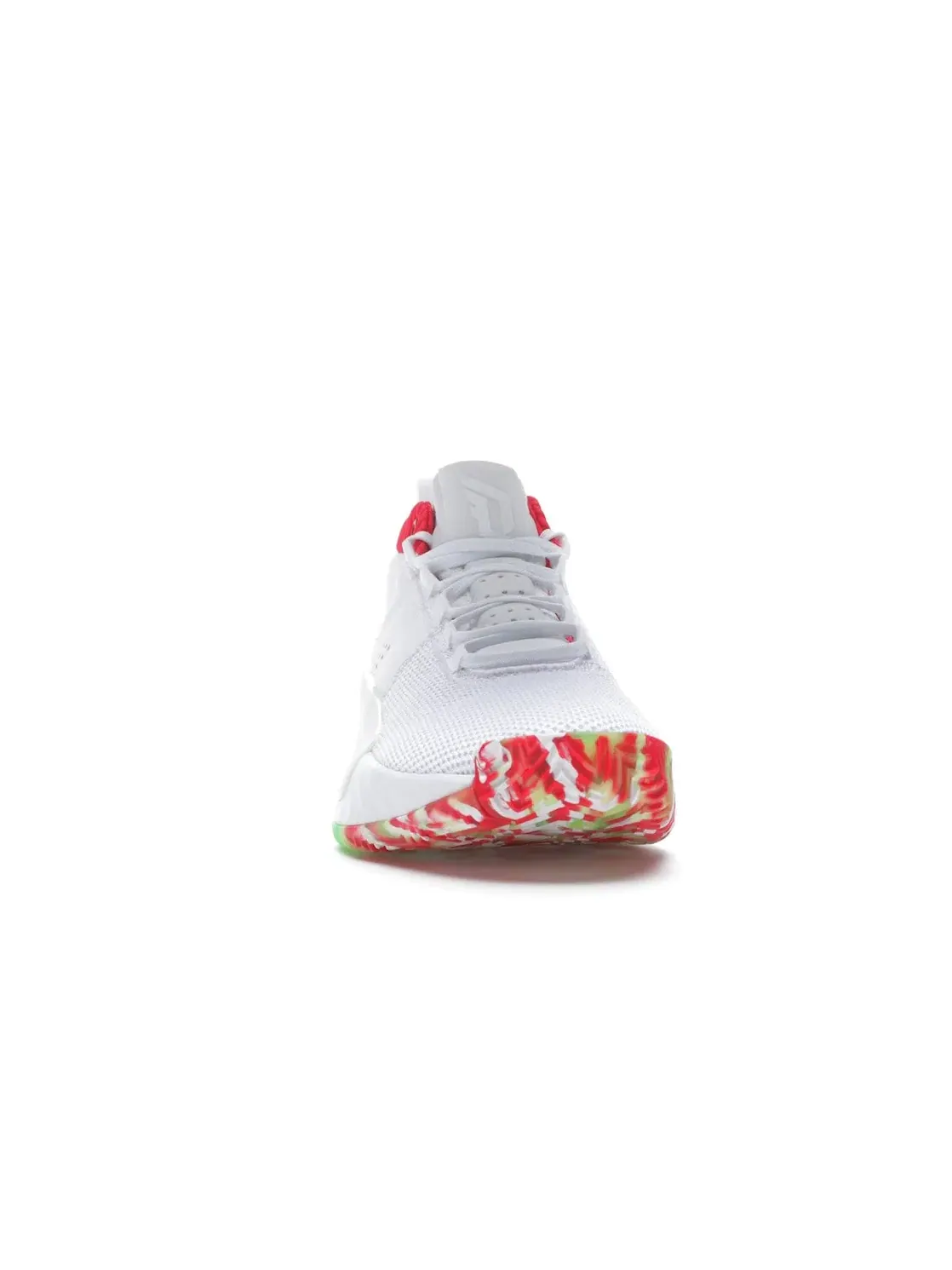 Мужские кроссовки с шнуровкой Adidas Dame 5 — изображение 2 из 4, белый/мульти/белый