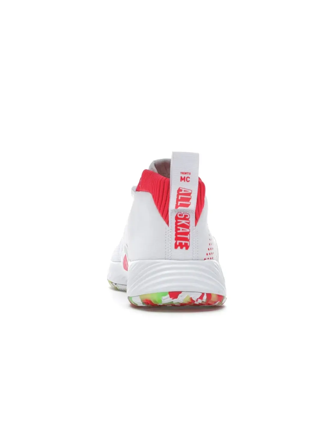 Мужские кроссовки с шнуровкой Adidas Dame 5 — изображение 4 из 4, белый/мульти/белый