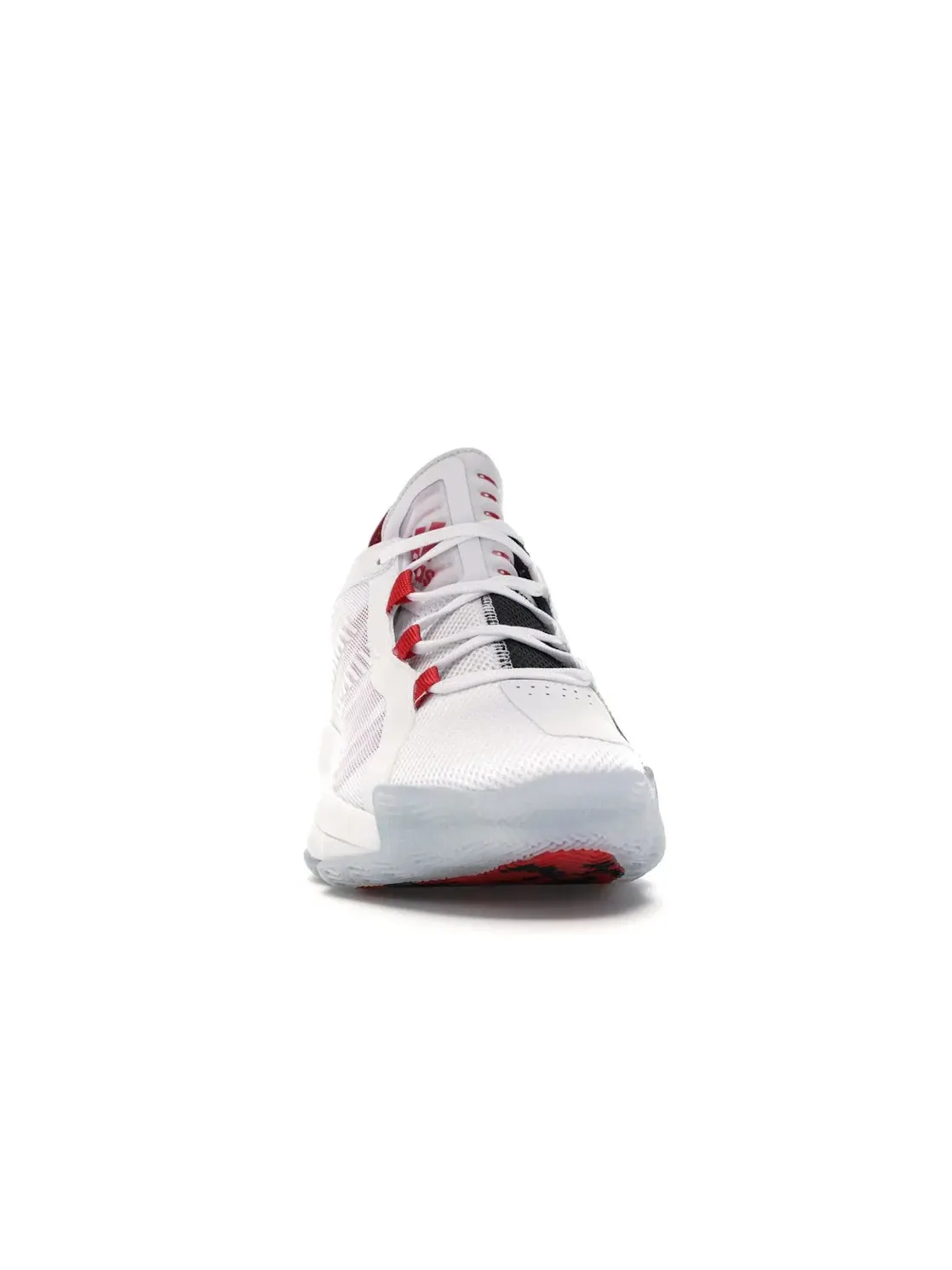 Мужские кроссовки для баскетбола с высокими характеристиками Adidas Dame 6 — изображение 2 из 4, белый//черный