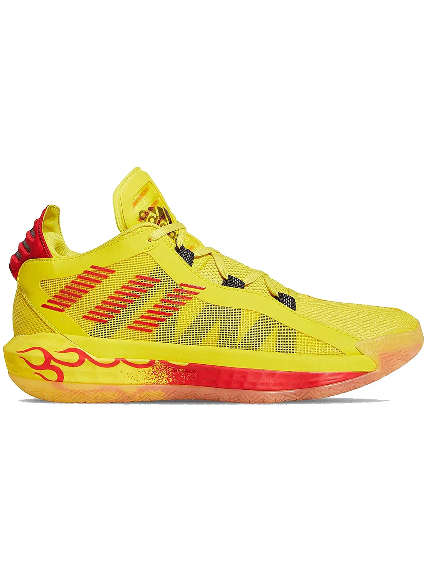 Мужские кроссовки для баскетбола Adidas Dame 6 — изображение 1 из 1, желтый/черный