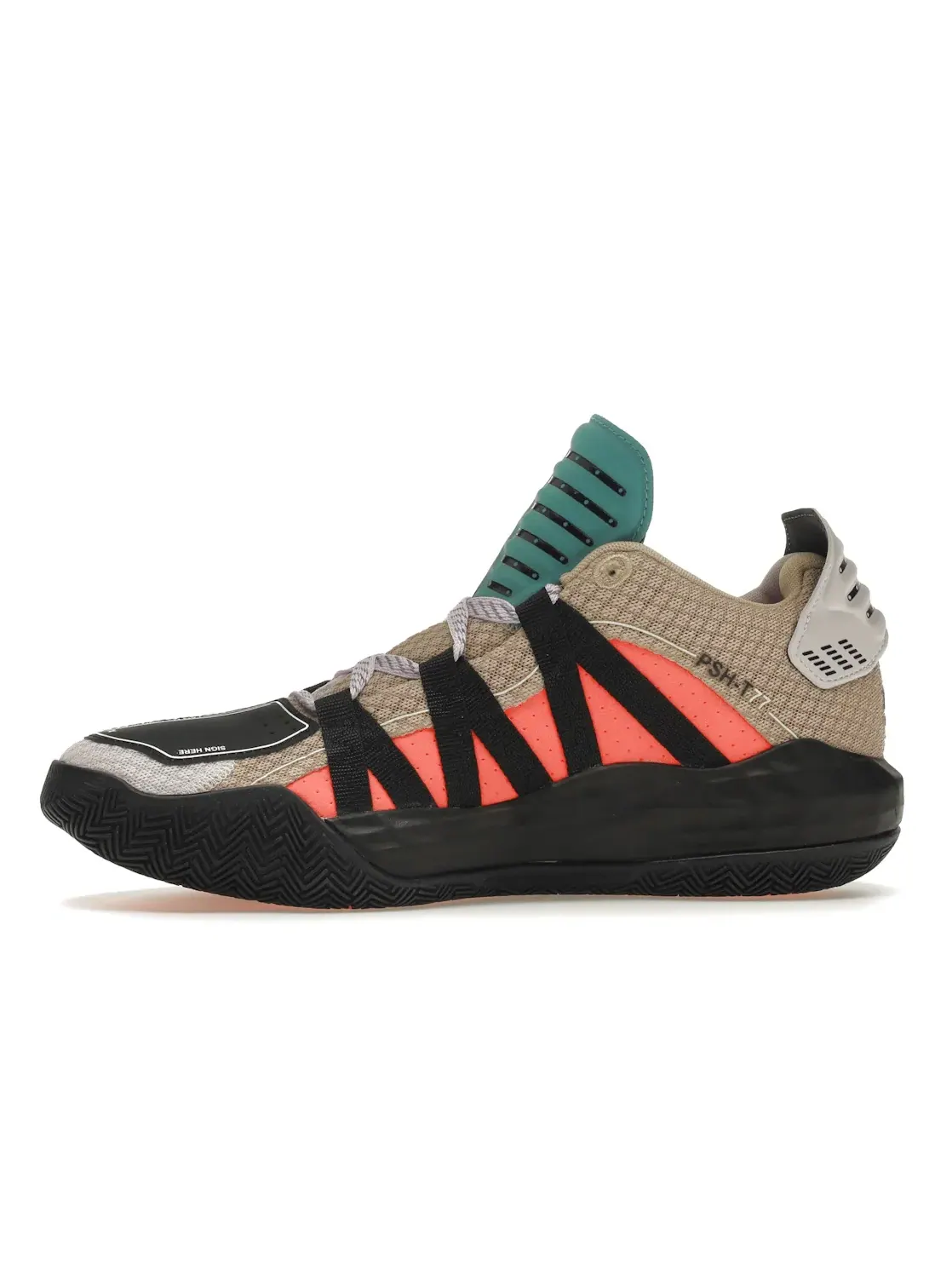 Мужские кроссовки для баскетбола Adidas Dame 6 — изображение 3 из 4, фиолетовый/фиолетовый