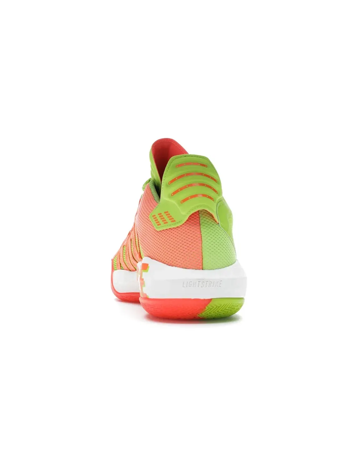 Мужские кроссовки с принтом Adidas Dame 6 — изображение 4 из 4, зеленый желтый оранжевый