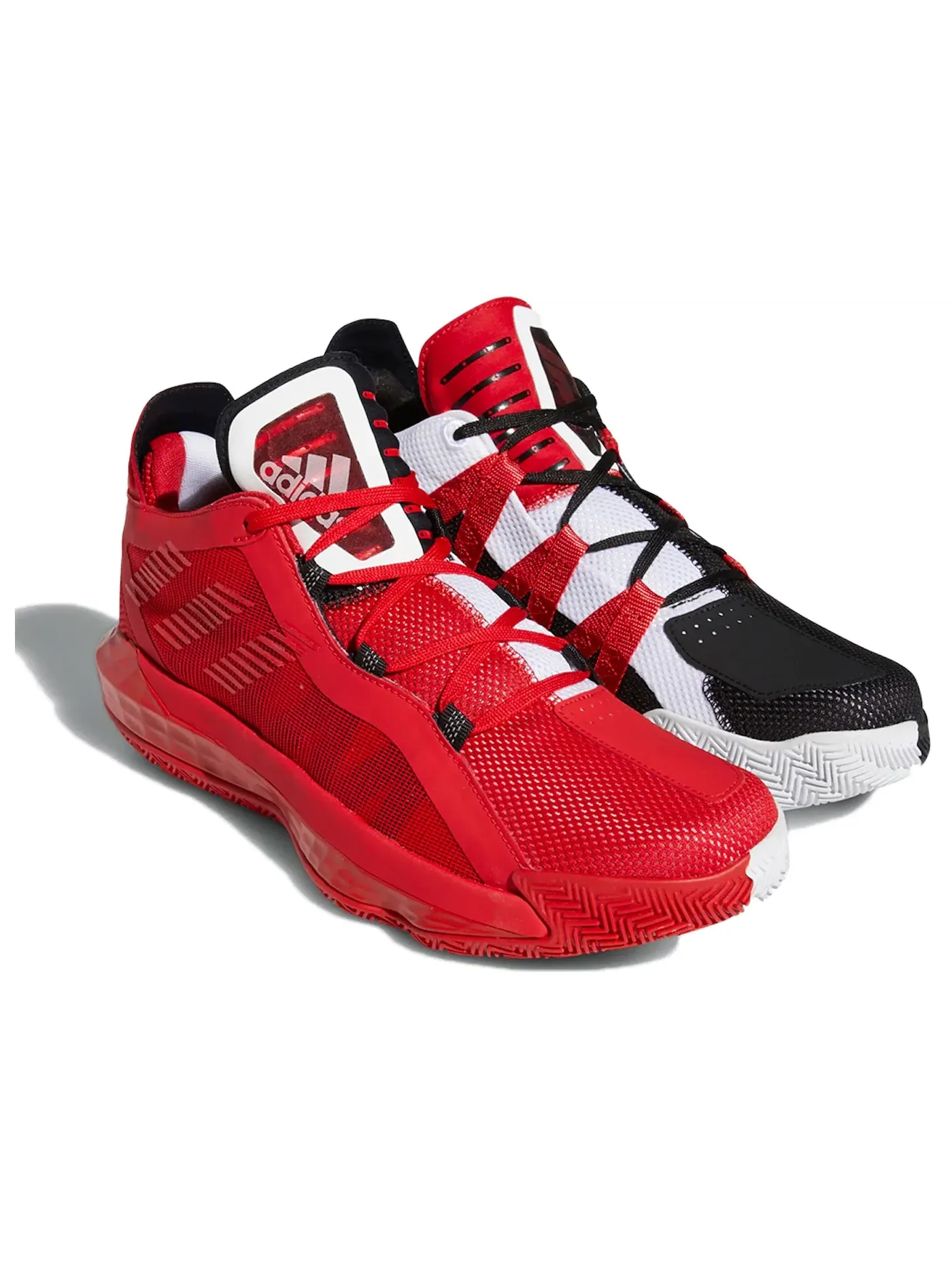 Мужские кроссовки для баскетбола Adidas Dame 6 — изображение 1 из 1, черный//белый