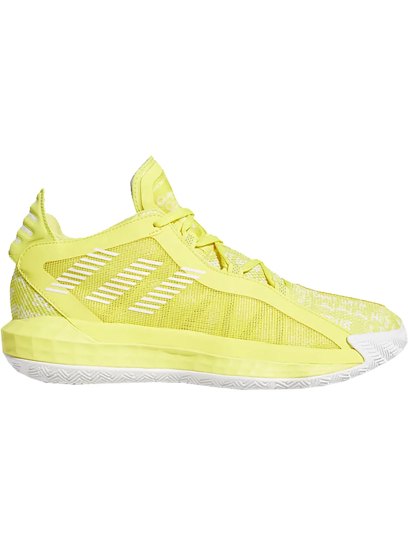Мужские кроссовки для баскетбола Adidas Dame 6 — изображение 1 из 1, желтый белый желтый