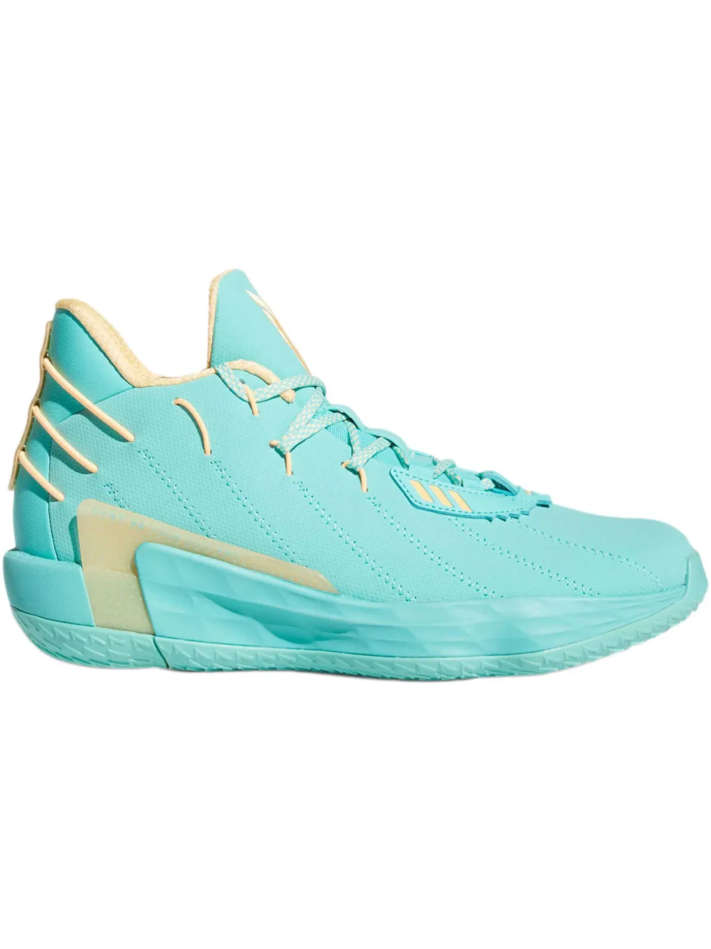 Мужские кроссовки для баскетбола Adidas Dame 7 — изображение 1 из 1, оранжевый