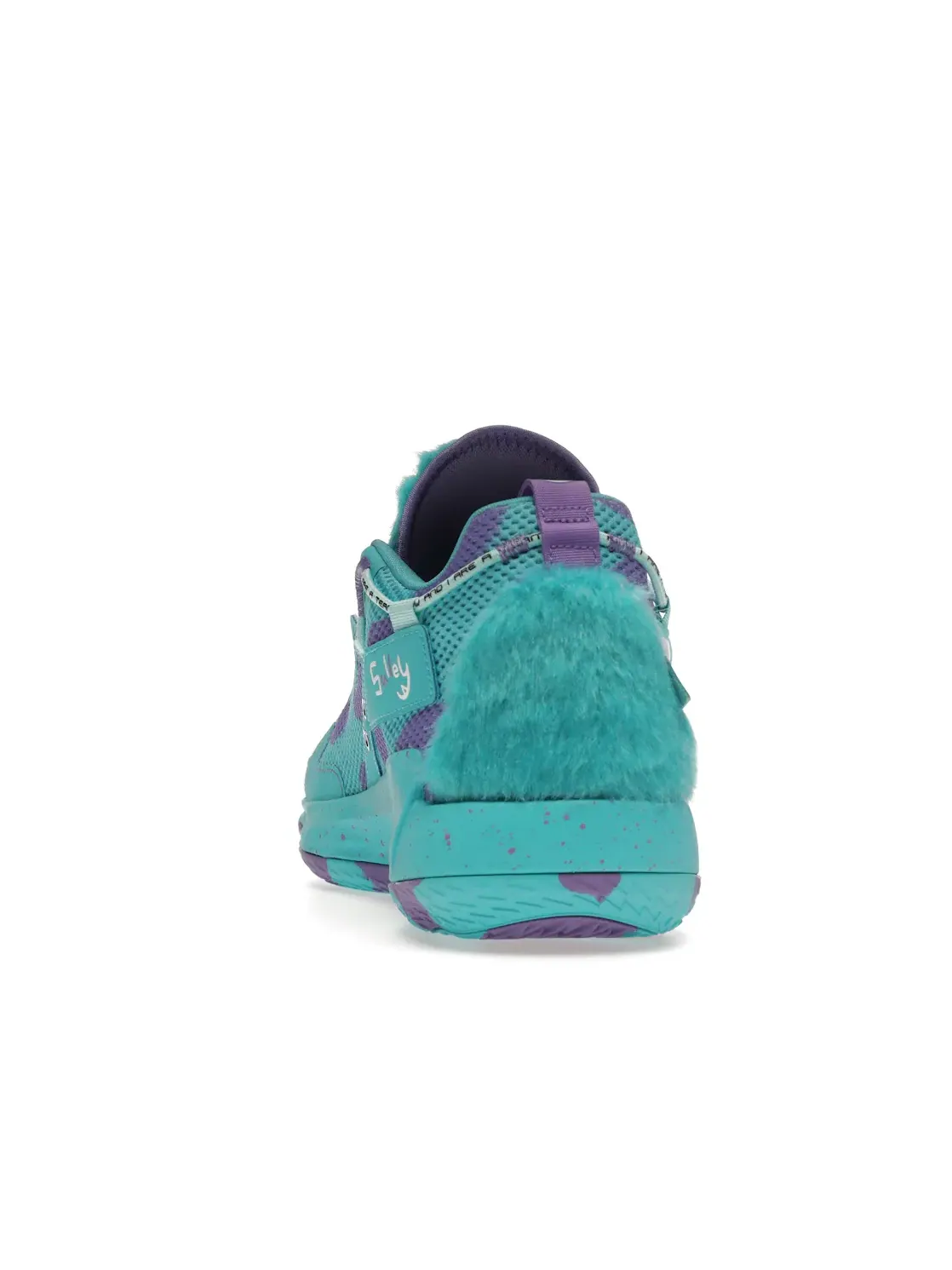 Мужские баскетбольные кроссовки с дизайном Monsters Inc. Adidas Dame 7 EXTPLY Adidas — изображение 4 из 4, голубой/голубой
