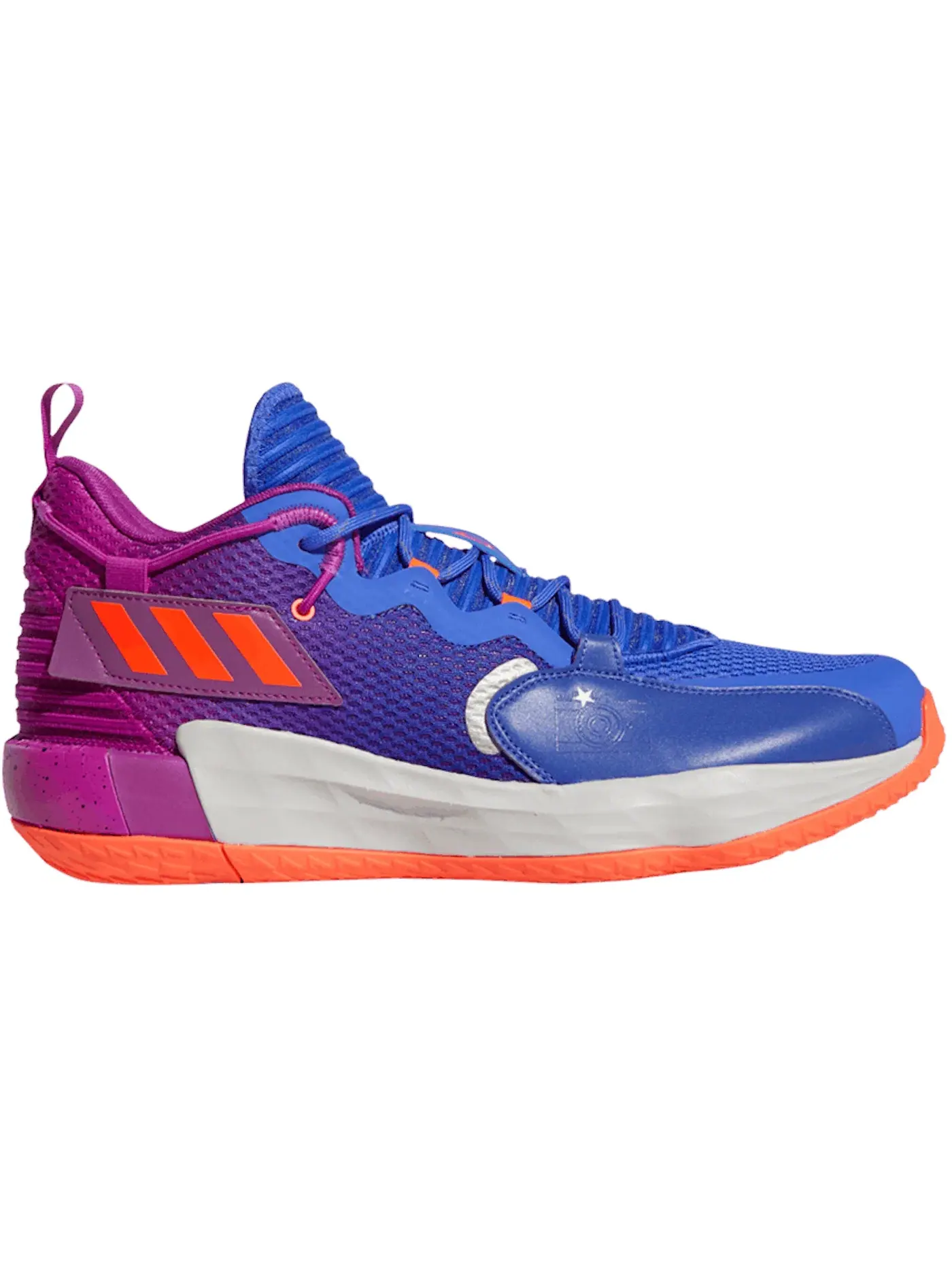 Мужские кроссовки с принтом Adidas Dame 7 EXTPLY — изображение 1 из 1, красный