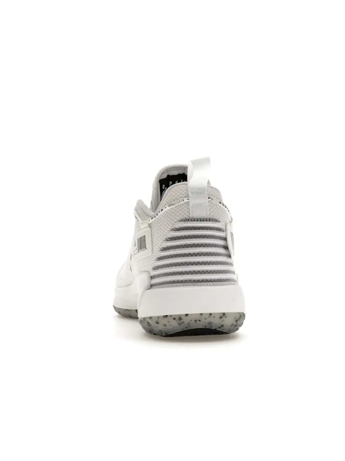 Мужские кроссовки с принтом Adidas Dame 7 EXTPLY — изображение 4 из 4, белый/черный/белый