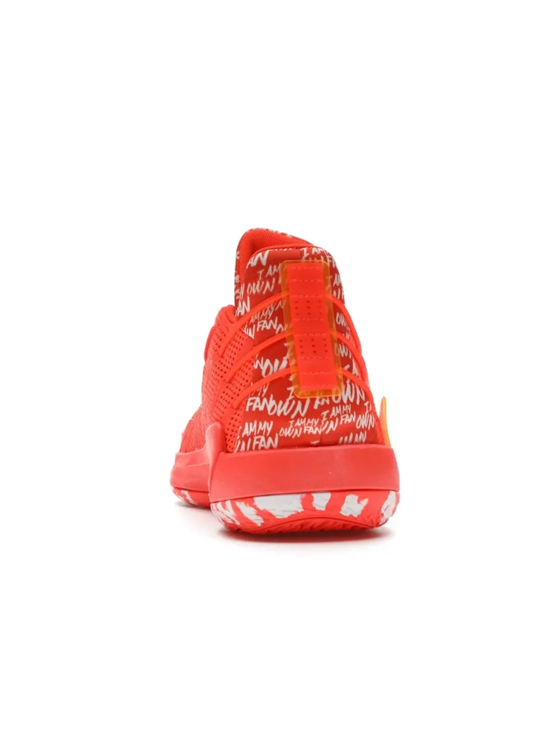 Мужские кроссовки для баскетбола Adidas Dame 7 — изображение 4 из 4, красный/белый/красный