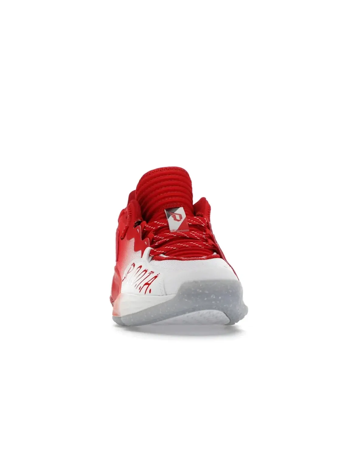Мужские кроссовки для баскетбола с амортизацией Adidas Dame 7 — изображение 2 из 4, белый черный