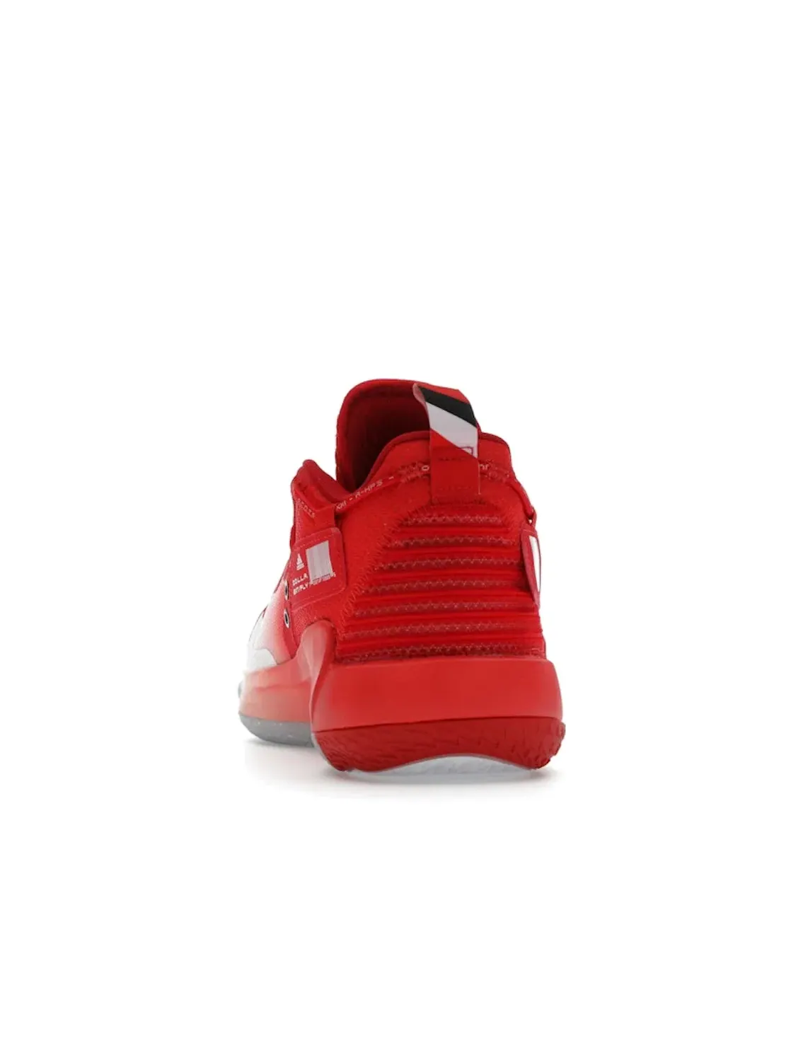 Мужские кроссовки для баскетбола с амортизацией Adidas Dame 7 — изображение 4 из 4, белый черный