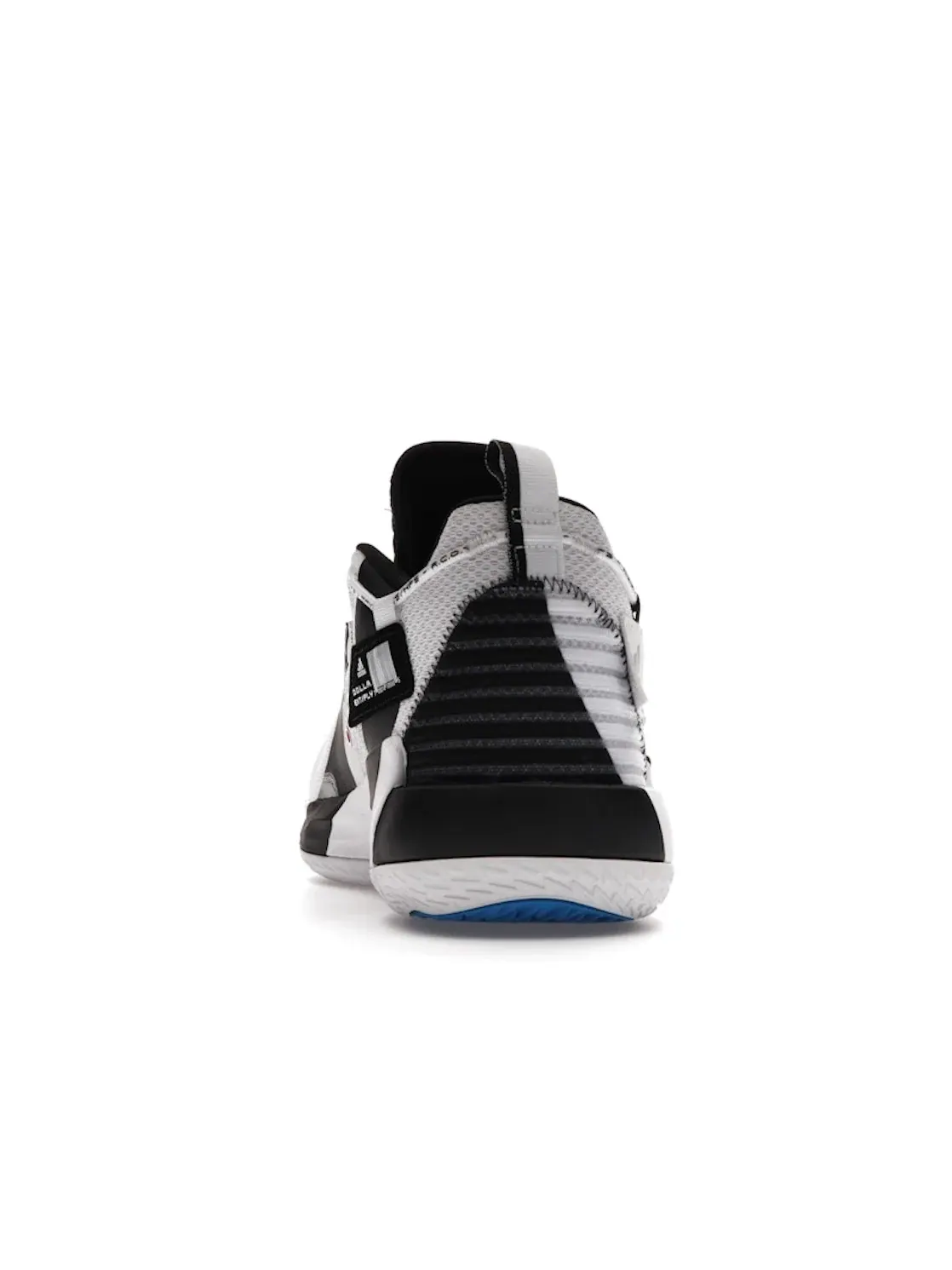 Мужские кроссовки баскетбольные с принтом Adidas Dame 7 — изображение 4 из 4, черный/белый/черный