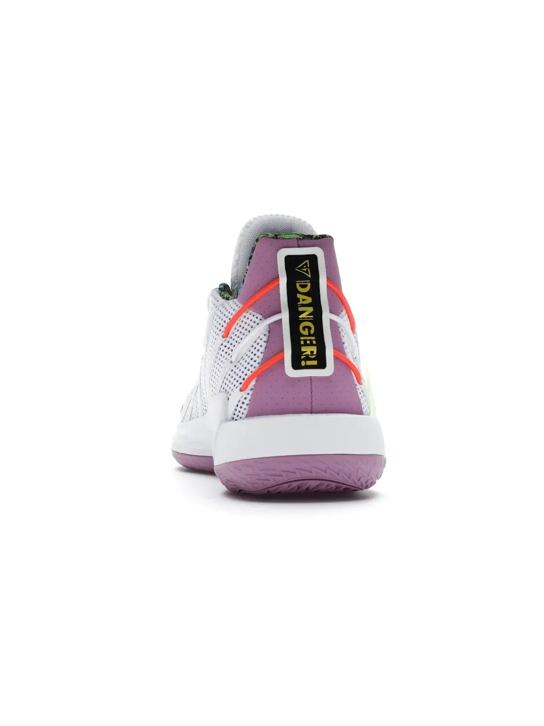 Детские кроссовки для мальчиков с принтом Adidas Dame 7 Toy Story Buzz Lightyear — изображение 4 из 4, белый/зеленый/красный