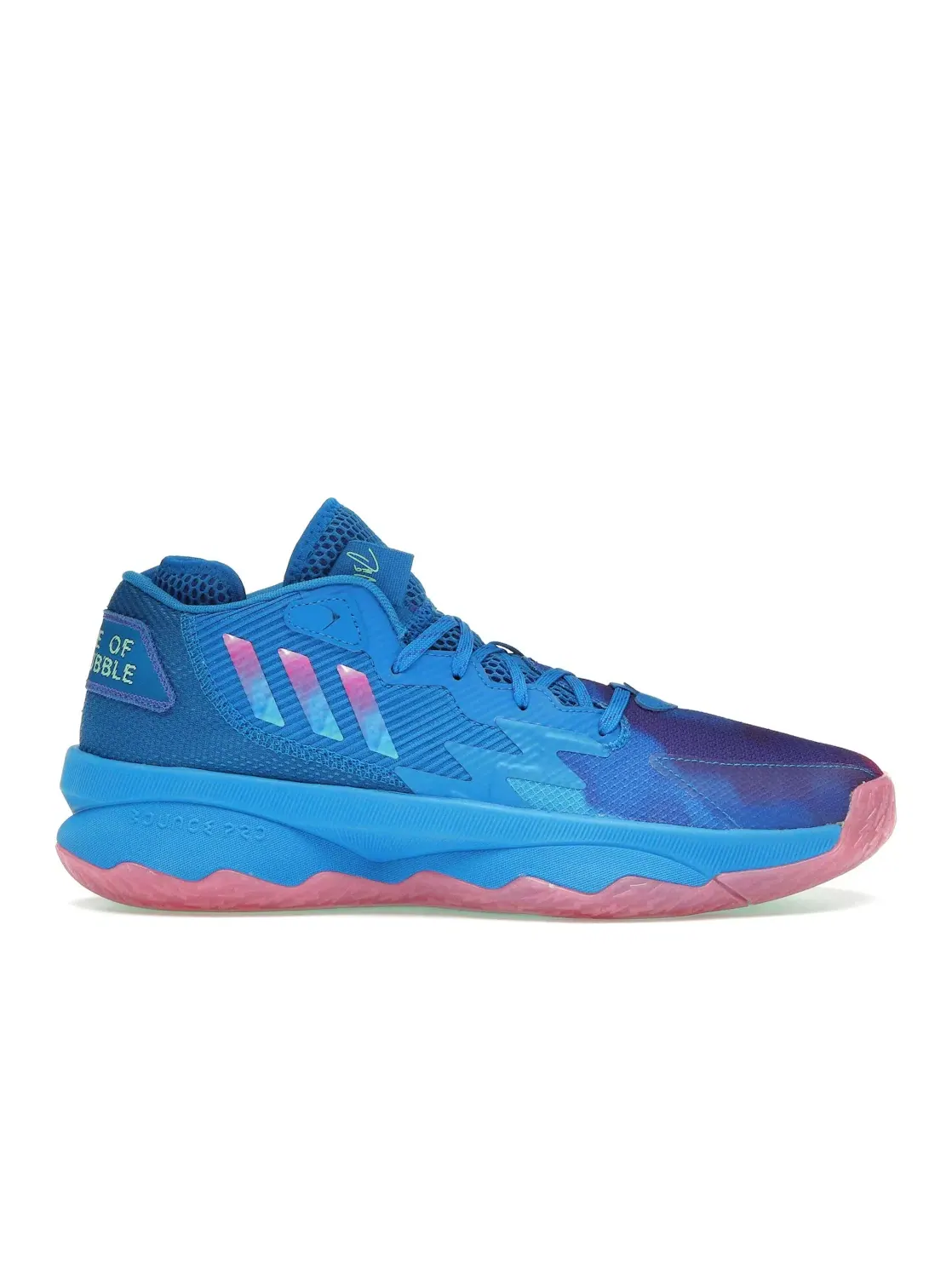 Мужские баскетбольные кроссовки с технологией Bounce Adidas Dame 8 Battle Of The Bubble Adidas — изображение 1 из 4