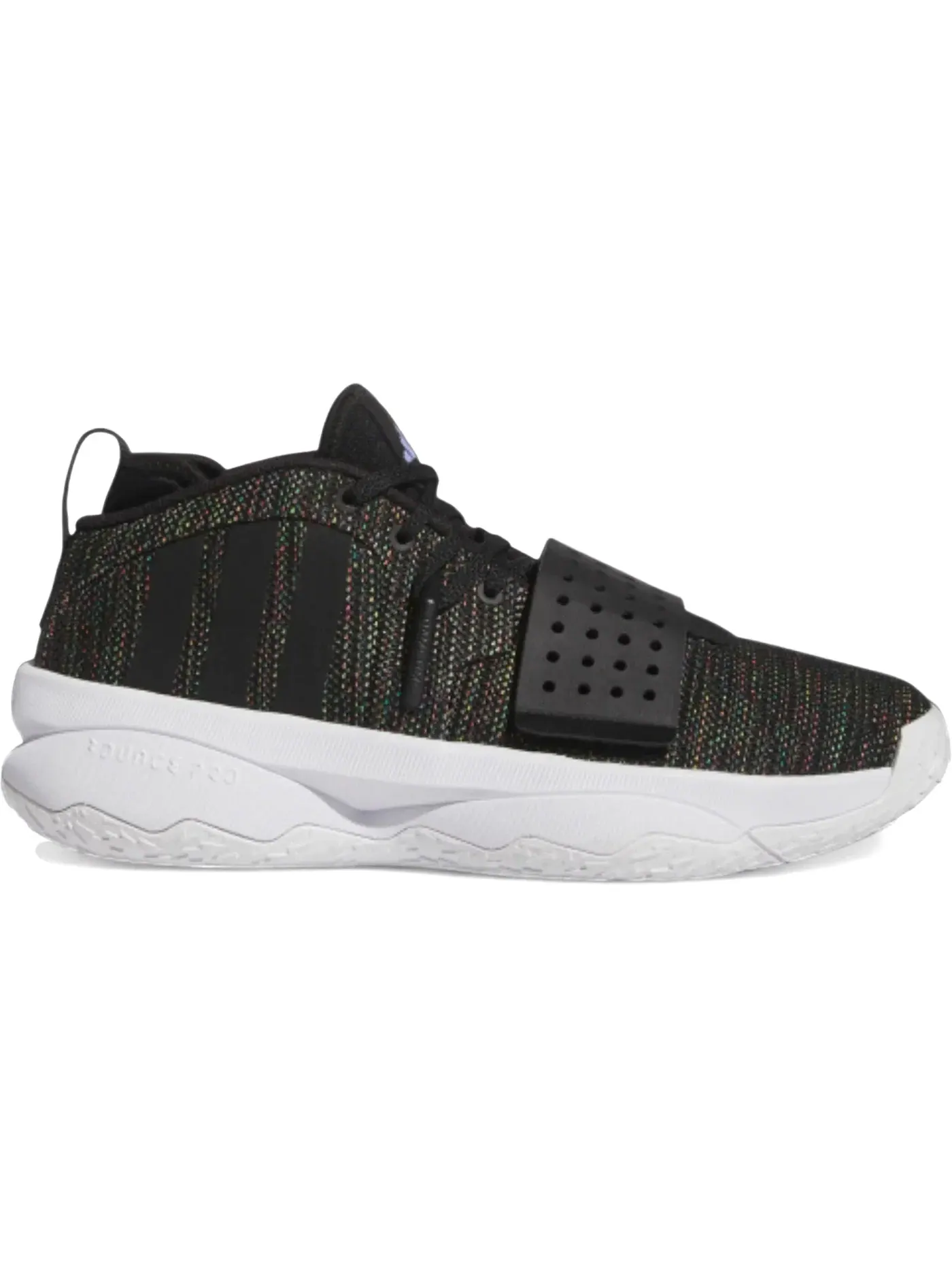 Мужские кроссовки для баскетбола Adidas Dame 8 EXTPLY — изображение 1 из 1, серый/черный/белый