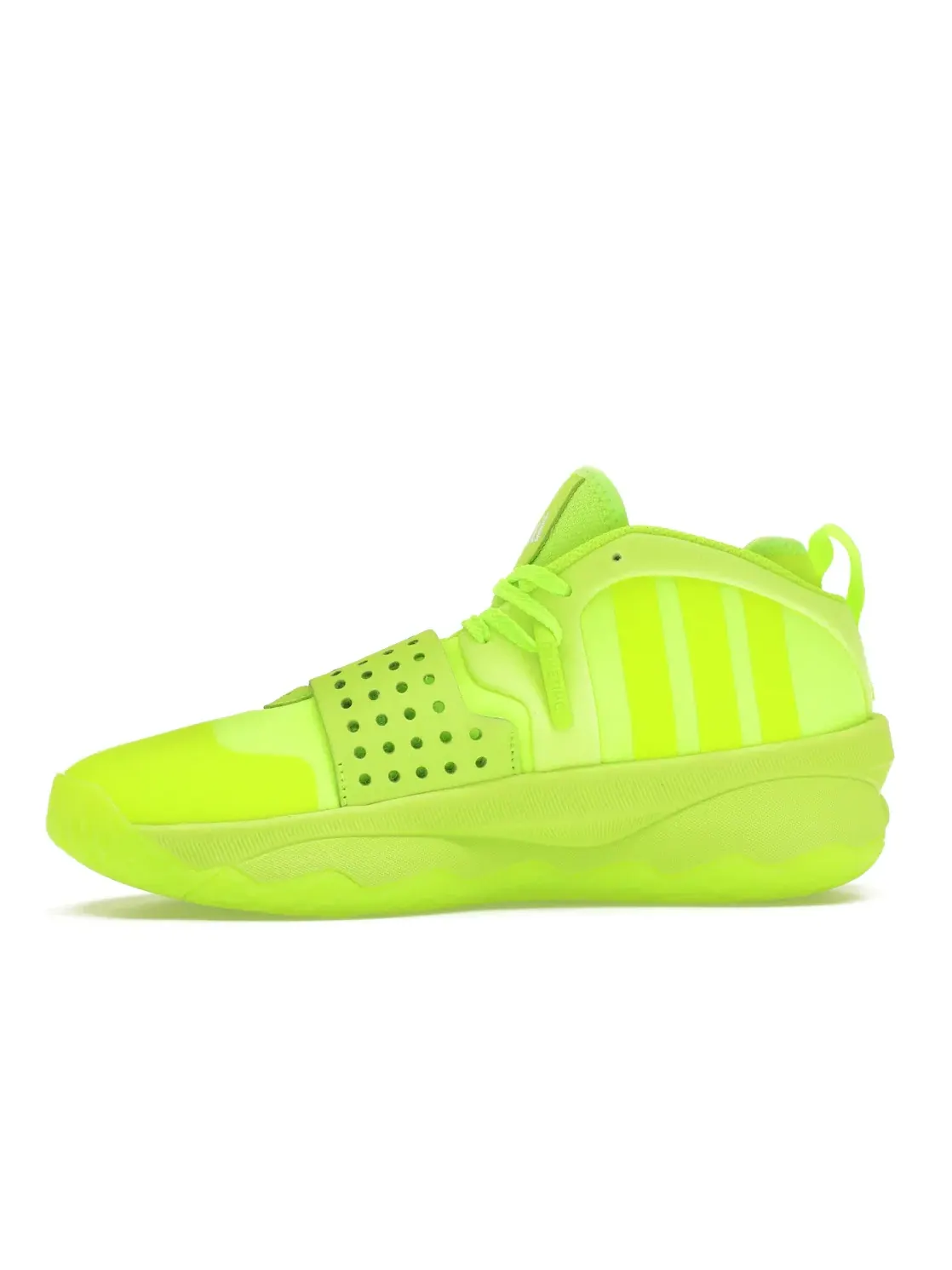 Мужские кроссовки для баскетбола Adidas Dame 8 EXTPLY — изображение 3 из 4, белый