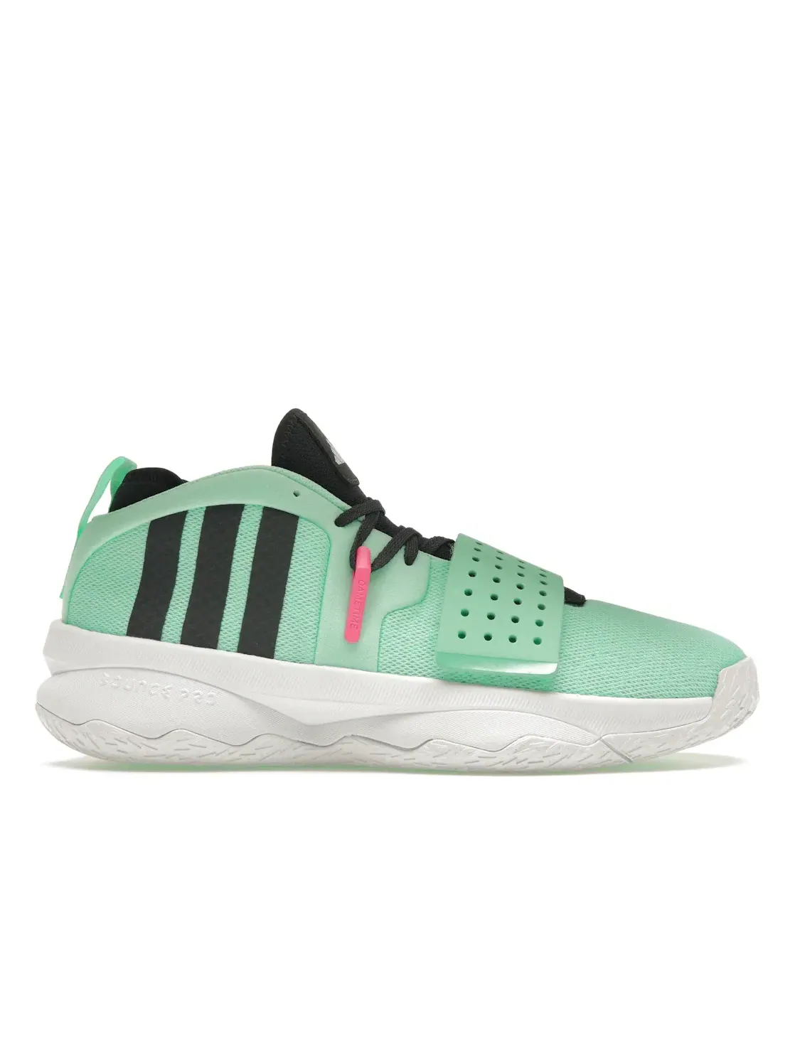 Мужские кроссовки для баскетбола Dame 8 EXTPLY Adidas — изображение 1 из 4, серый/белый