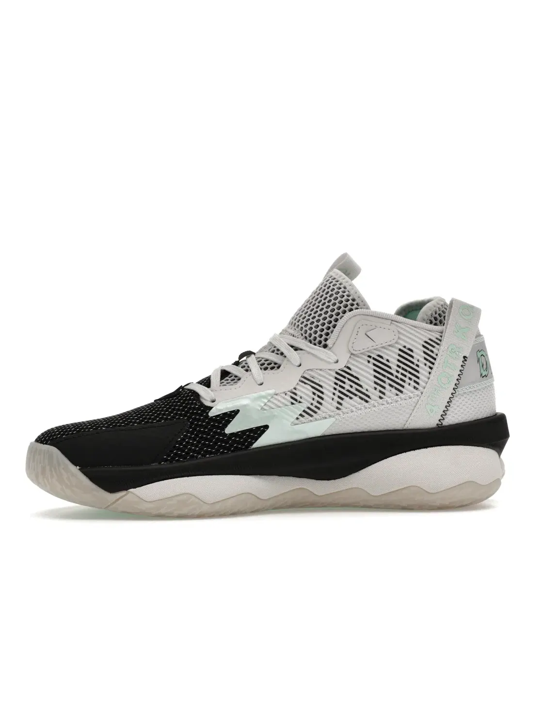 Мужские кроссовки для баскетбола Dame 8 Adidas — изображение 3 из 4, серый/серый/прозрачный