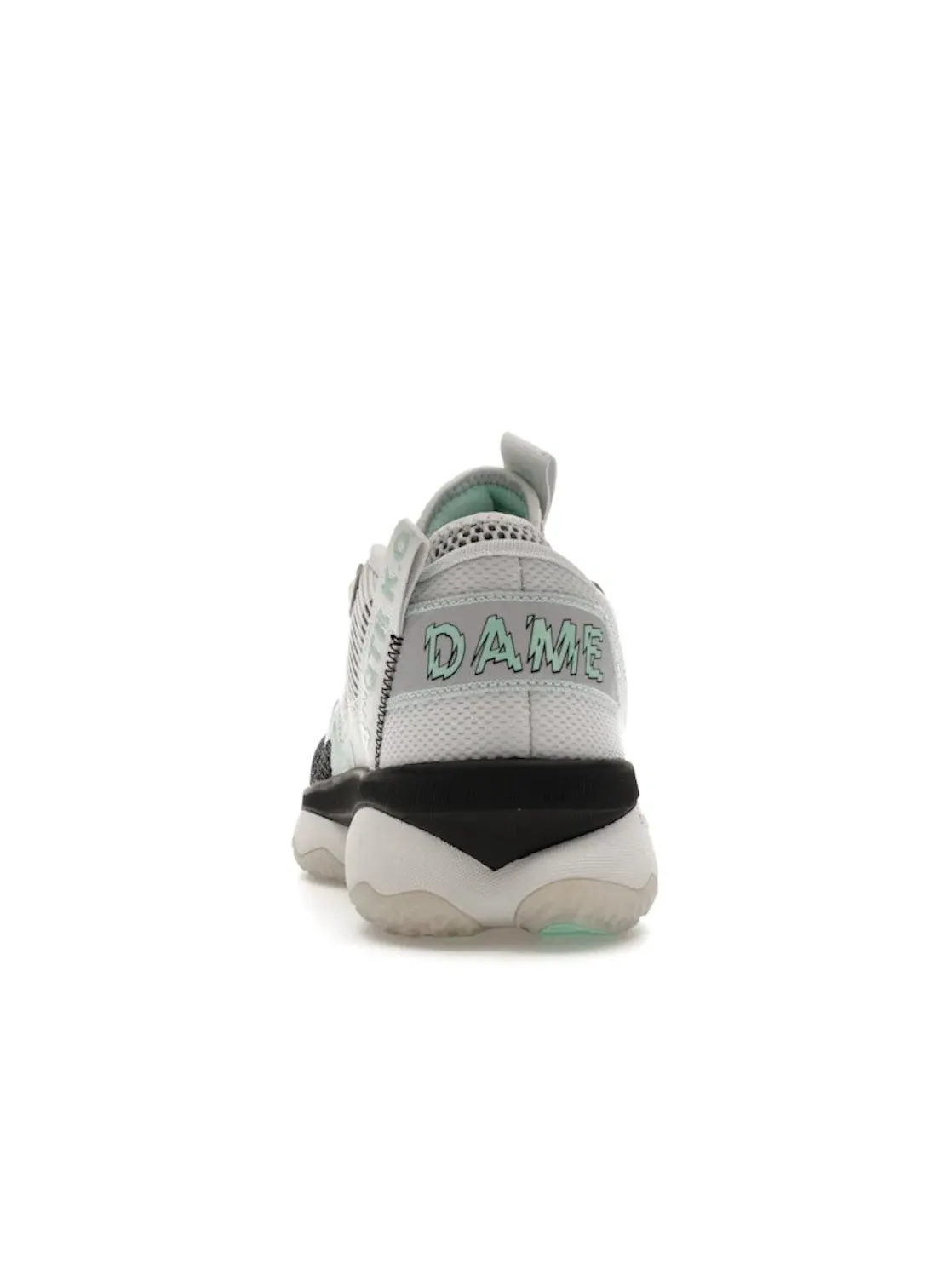 Мужские кроссовки для баскетбола Dame 8 Adidas — изображение 4 из 4, серый/серый/прозрачный