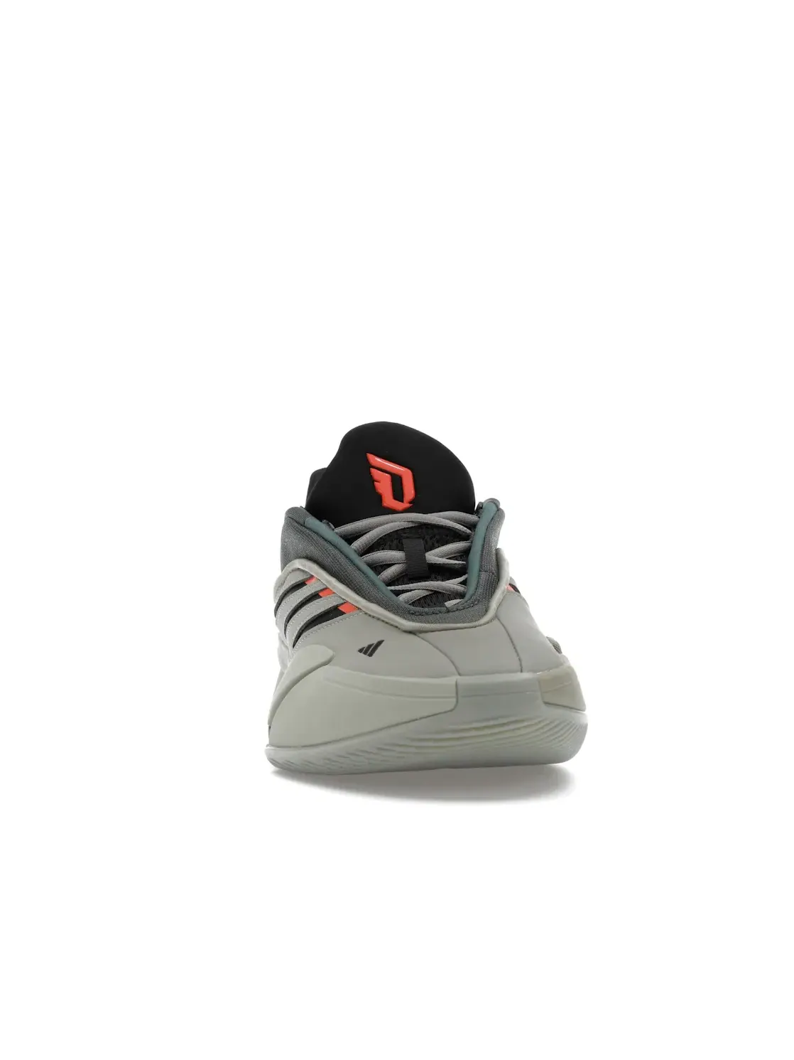 Мужские кроссовки для баскетбола Adidas Dame 9 — изображение 2 из 4, серебристый//оранжевый