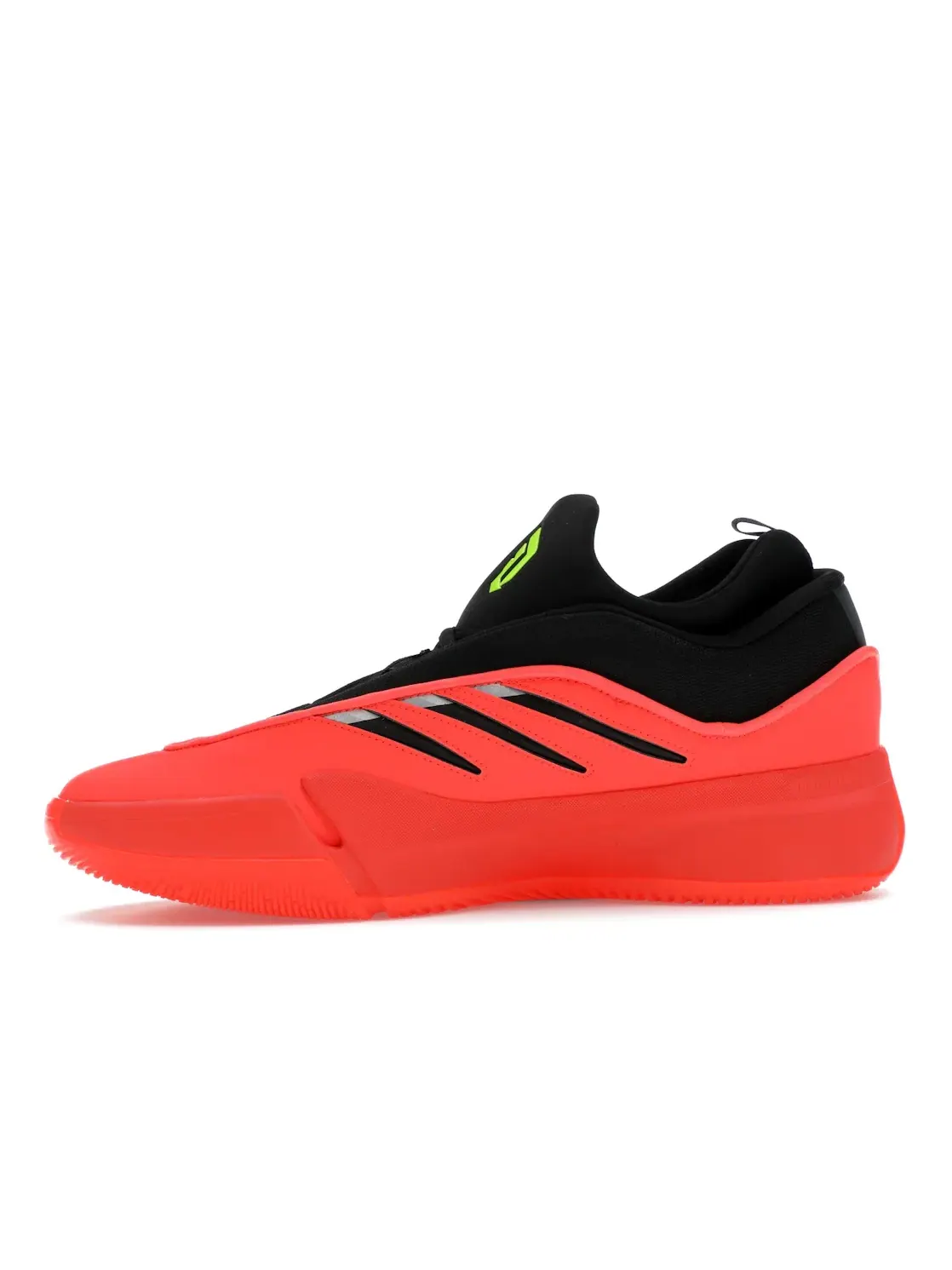 Мужские кроссовки для баскетбола с моделью Adidas Dame 9 Adidas — изображение 3 из 4, красный/черный