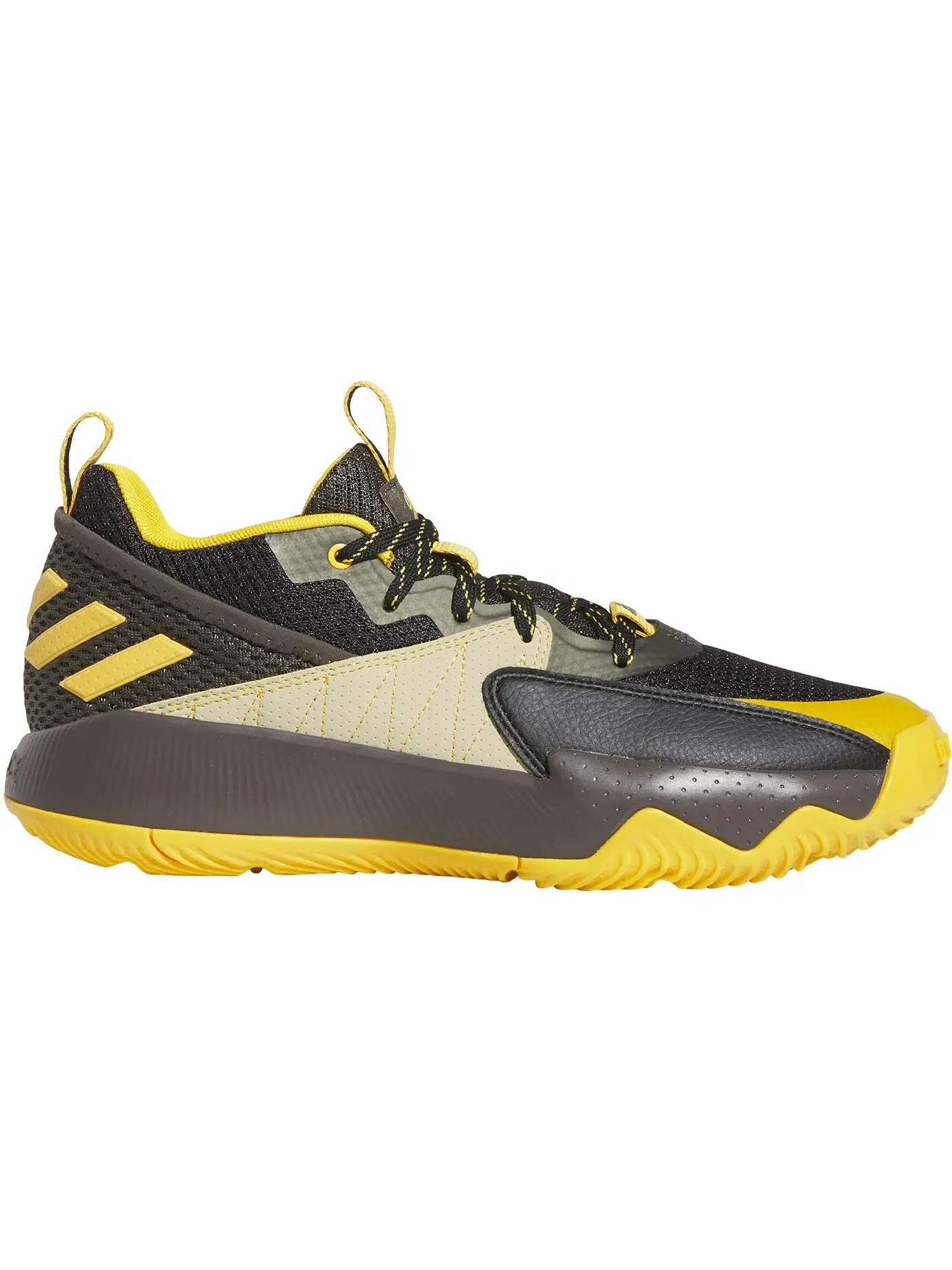 Мужские кроссовки для баскетбола Dame Certified EXTPLY 2.0 Adidas — изображение 1 из 1, оливковый черный