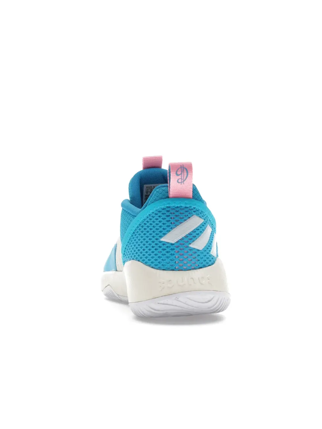 Мужские кроссовки баскетбольные Adidas Dame Certfied EXTPLY 2.0 — изображение 4 из 4, голубой/белый/голубой