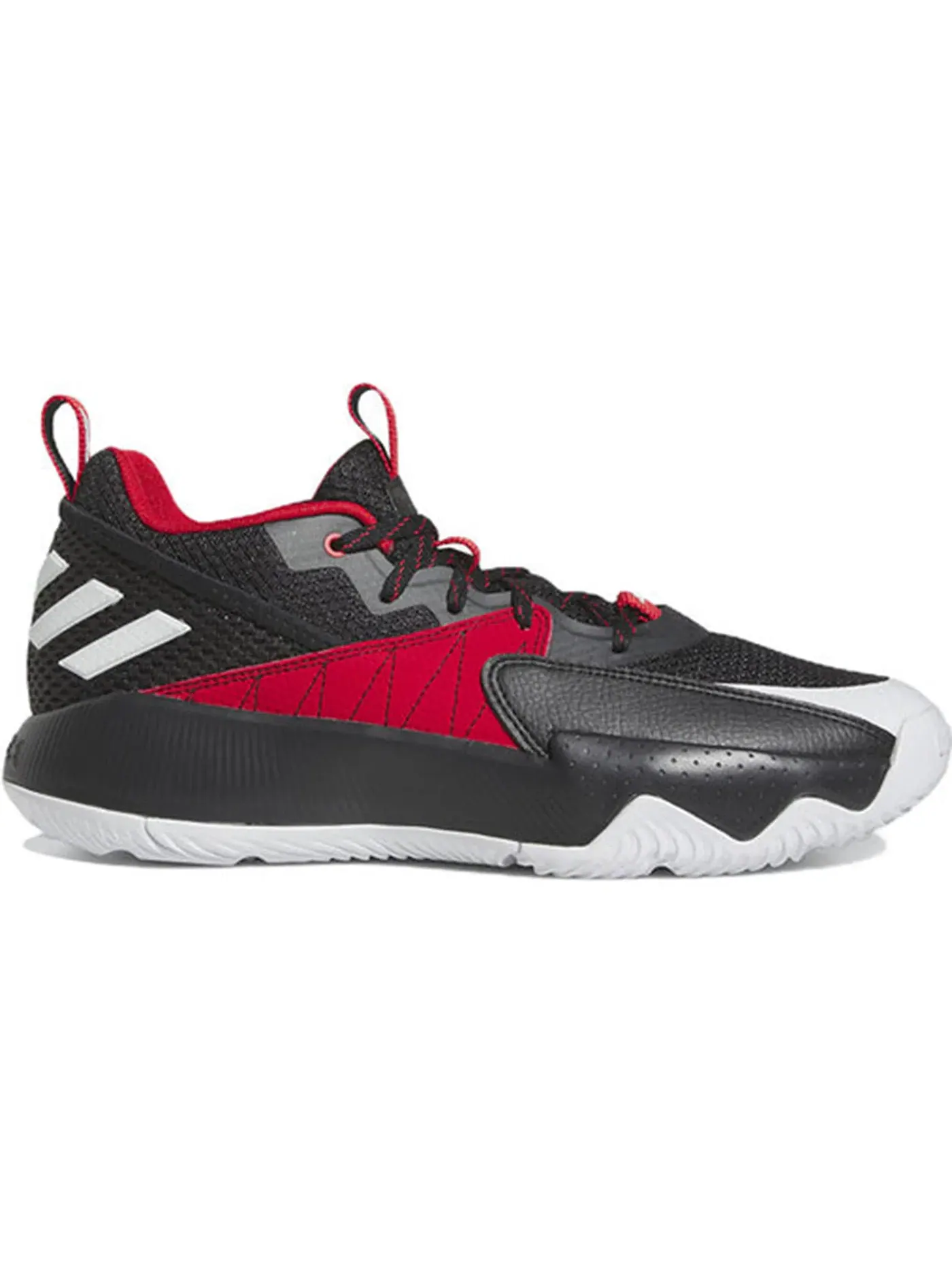 Мужские кроссовки для баскетбола Dame Certified EXTPLY 2.0 Adidas — изображение 1 из 1, белый черный