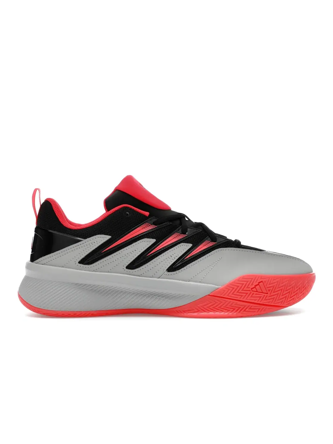 Мужские кроссовки баскетбольные Adidas Dame Certified 3 — изображение 1 из 4, черный красный серый