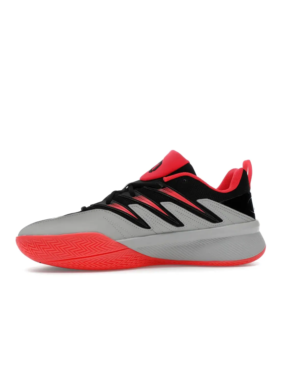 Мужские кроссовки баскетбольные Adidas Dame Certified 3 — изображение 3 из 4, черный красный серый