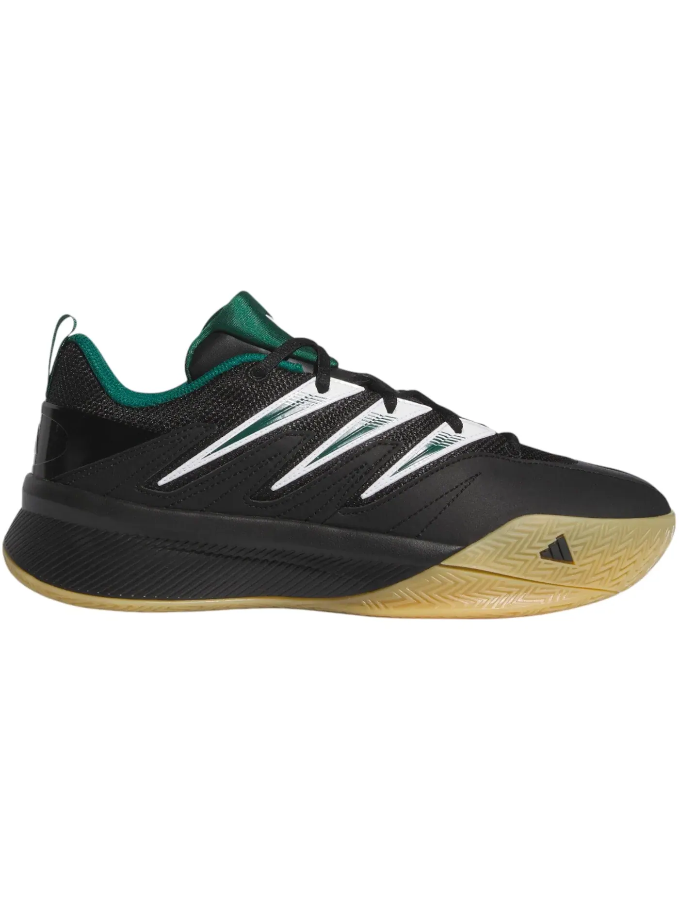 Мужские кроссовки для баскетбола Adidas Dame Certified 3 Low — изображение 1 из 1, зеленый черный белый