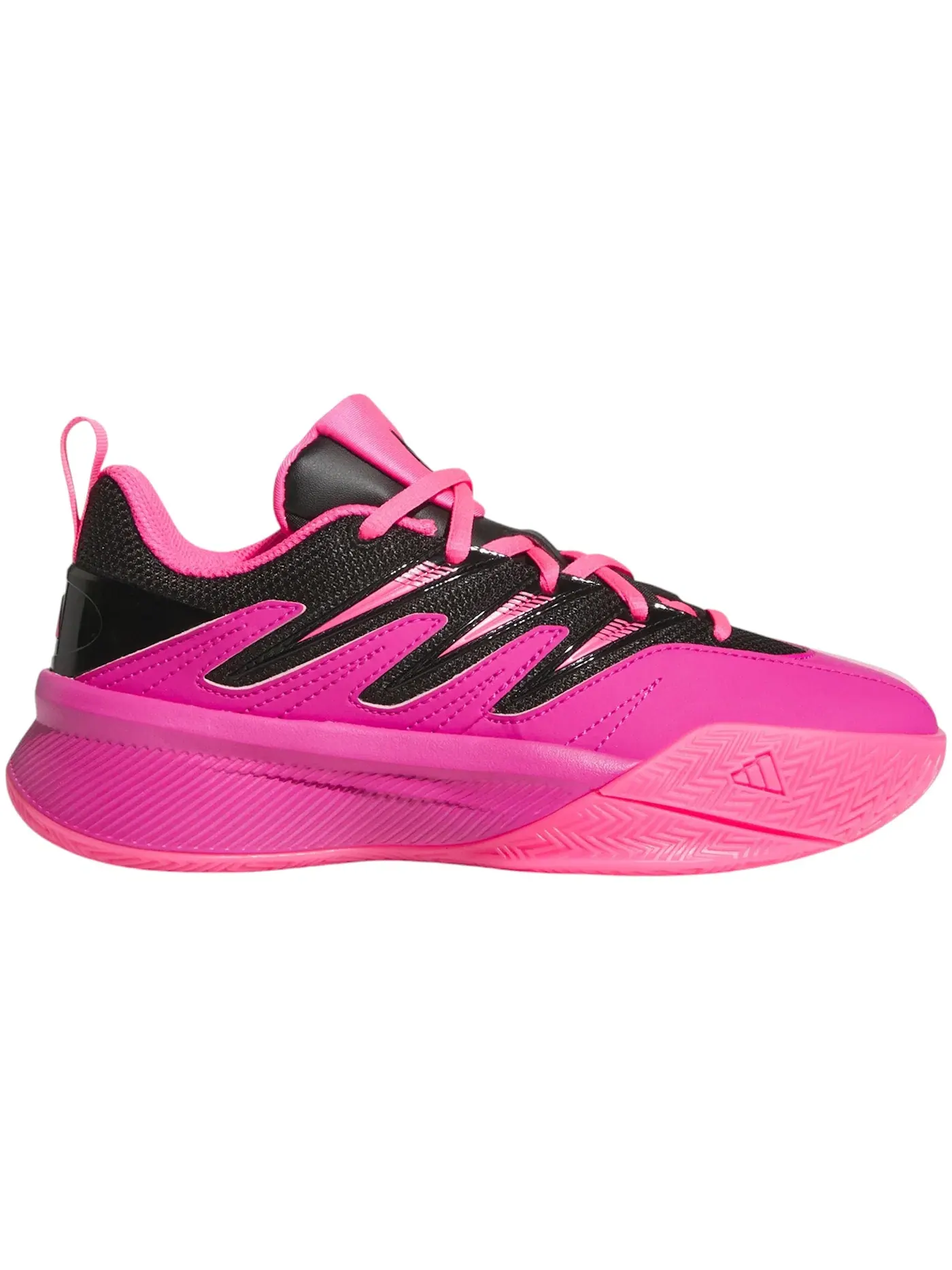 Детские кроссовки для девочек с высокой производительностью Adidas Dame Certified 3 — изображение 1 из 1, черный розовый