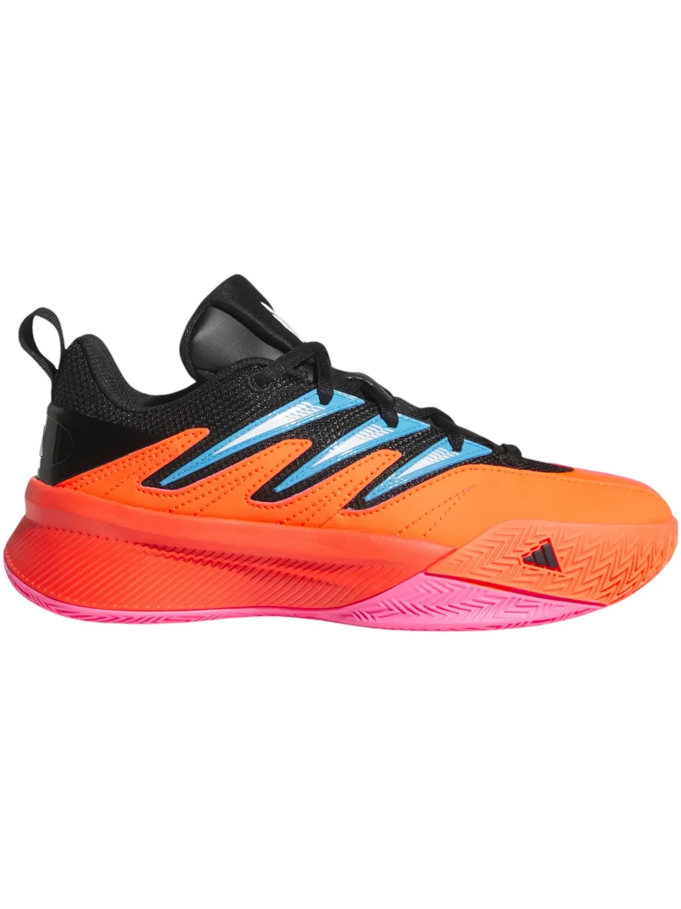 Детские кроссовки для баскетбола с поддержкой Adidas Dame Certified 3 — изображение 1 из 1, красный/черный/белый