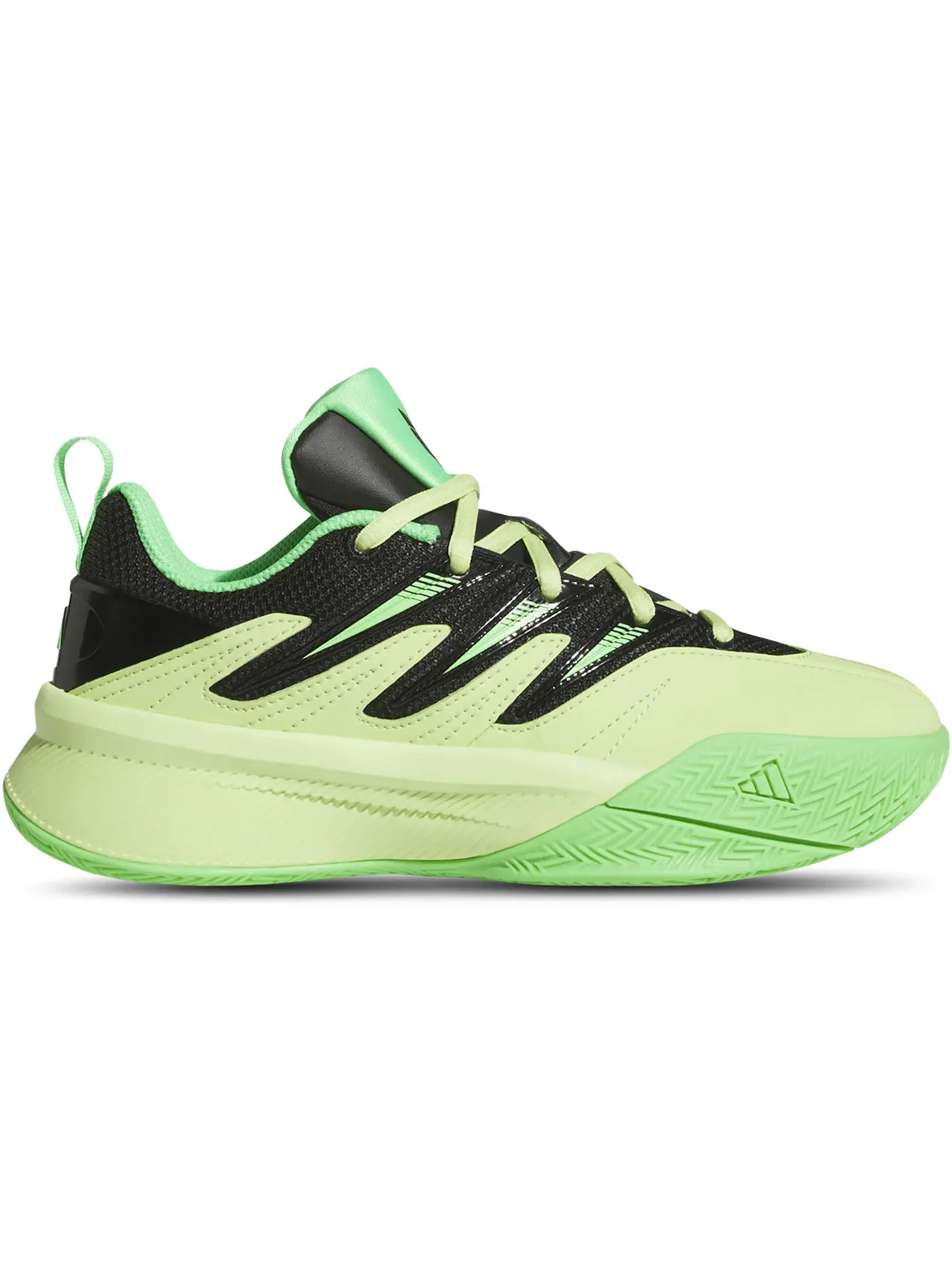 Детские кроссовки для мальчиков Dame Certified 3 Adidas — изображение 1 из 1, черный зеленый