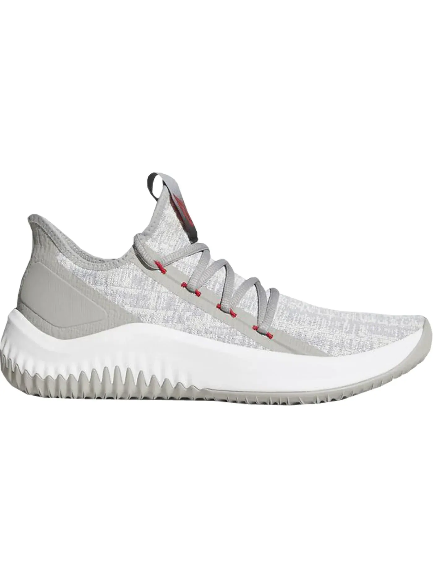Мужские кроссовки для баскетбола Adidas Dame DOLLA — изображение 1 из 1, серый/белый