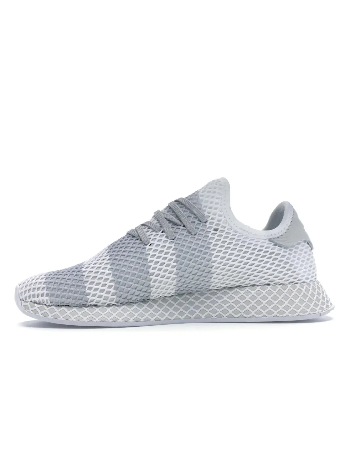 Мужские кроссовки с сетчатым верхом Adidas Deerupt — изображение 3 из 4, белый серый