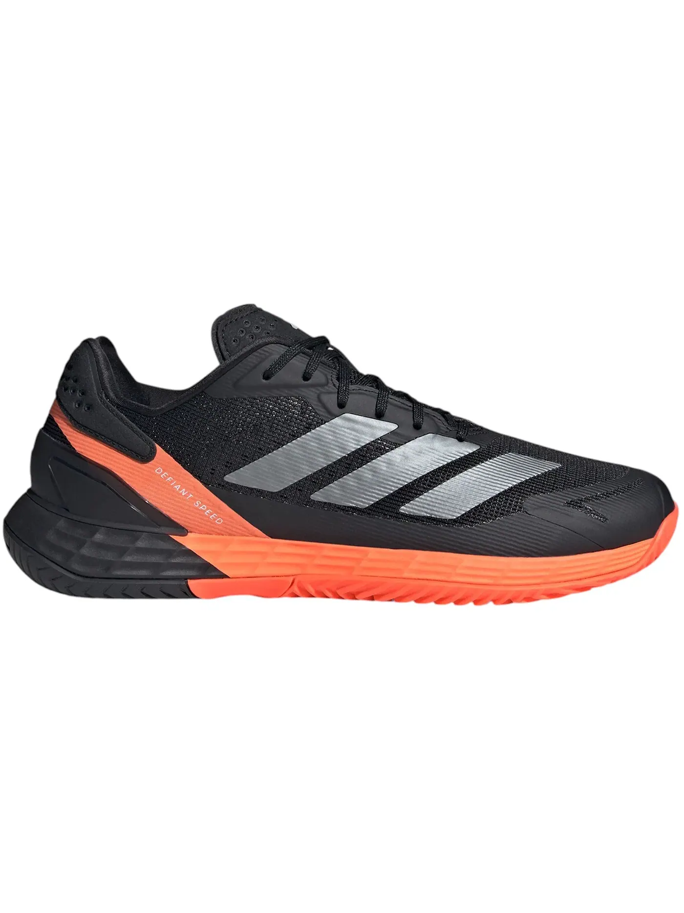 Мужские кроссовки для бега Adidas Defiant Speed 2 — изображение 1 из 1, черный/черный/оранжевый