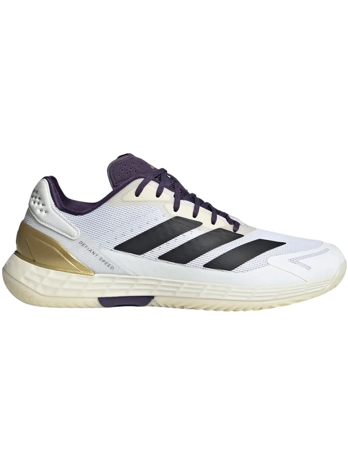Мужские кроссовки для бега Adidas Defiant Speed 2 — изображение 1 из 1, белый/черный