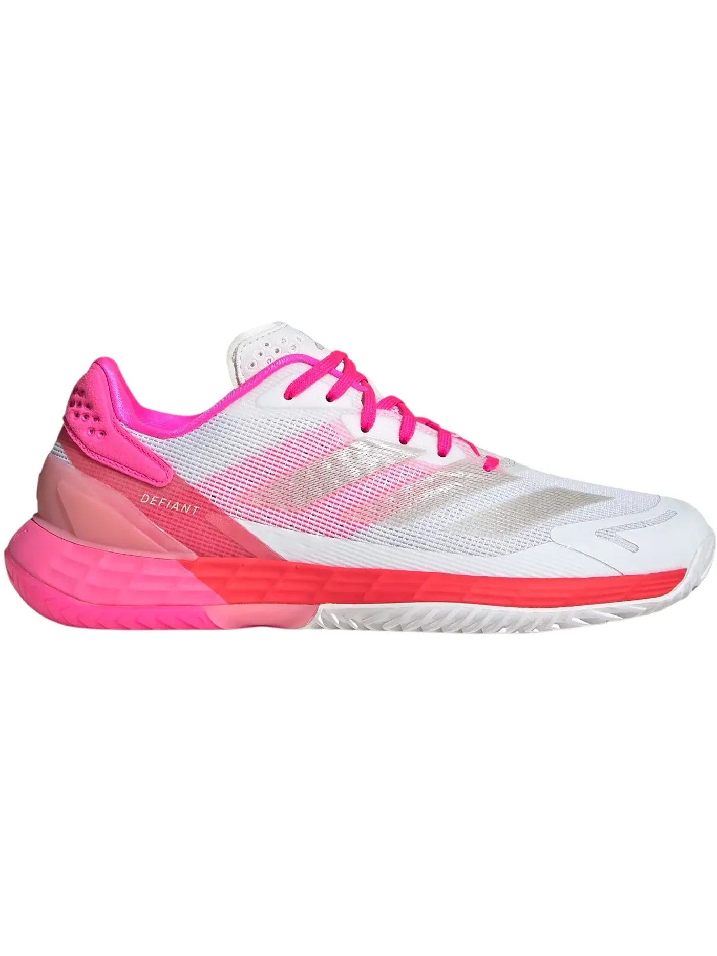 Женские кроссовки для бега Defiant Speed Adidas — изображение 1 из 1, белый//розовый