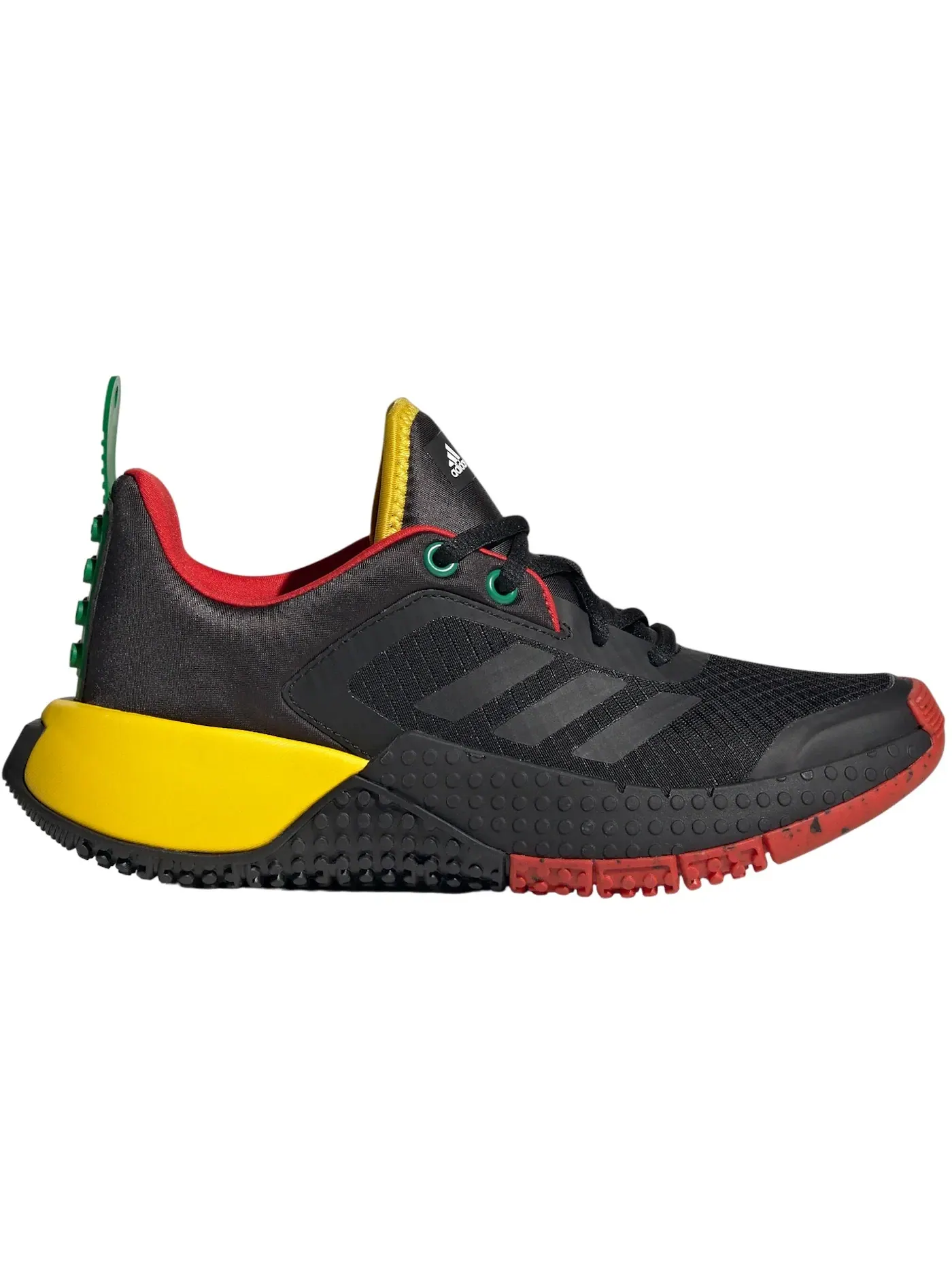 Детские кроссовки с принтом LEGO Adidas DNA Adidas — изображение 1 из 1, черный черный красный