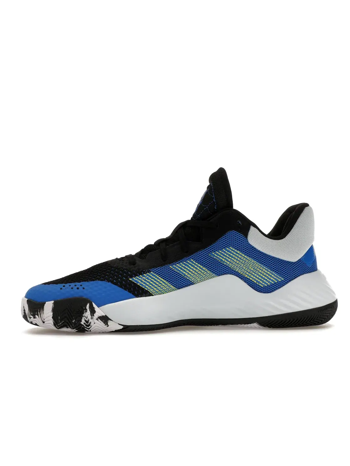 Мужские кроссовки для баскетбола Adidas D.O.N Issue #1 — изображение 3 из 4, черный/синий/желтый