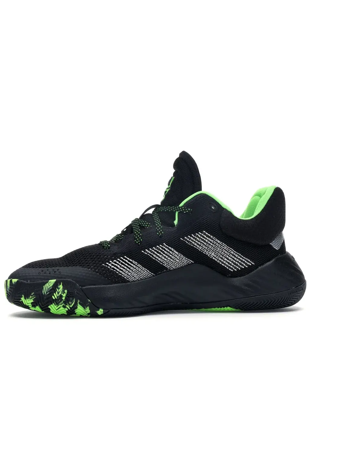 Мужские баскетбольные кроссовки с принтом Adidas D.O.N. Issue #1 Adidas — изображение 3 из 4, черный/-зеленый/-желтый