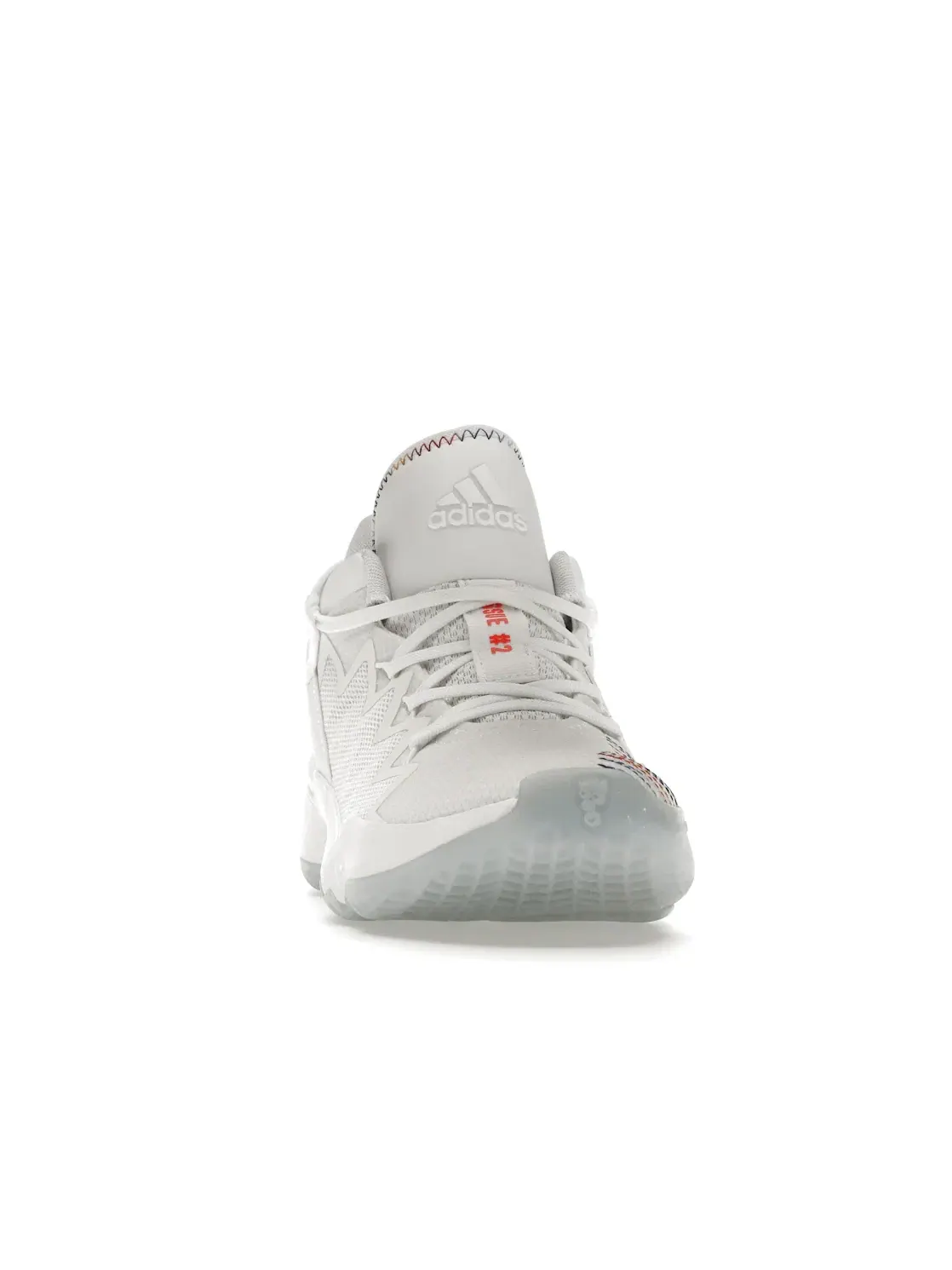 Мужские кроссовки для баскетбола D.O.N. Issue #2 Adidas — изображение 2 из 4, белый/красный/белый
