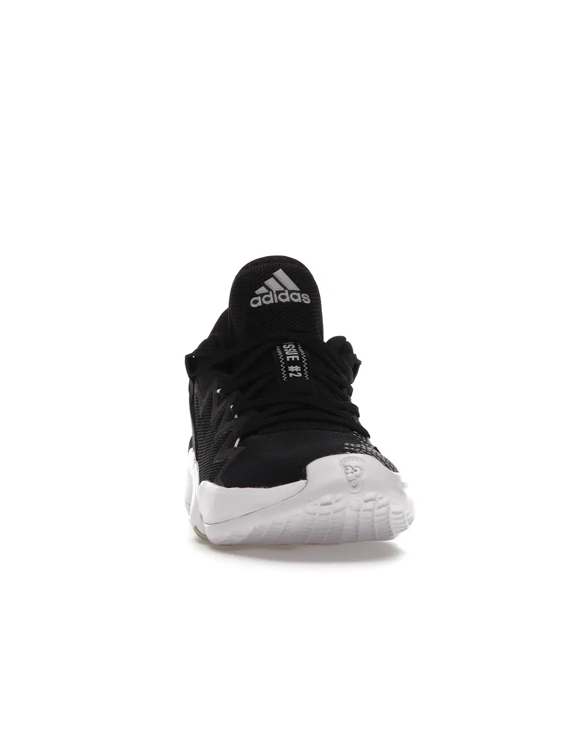 Мужские кроссовки с длинным шнурком Adidas D.O.N. Issue #2 Adidas — изображение 2 из 4, черный/белый