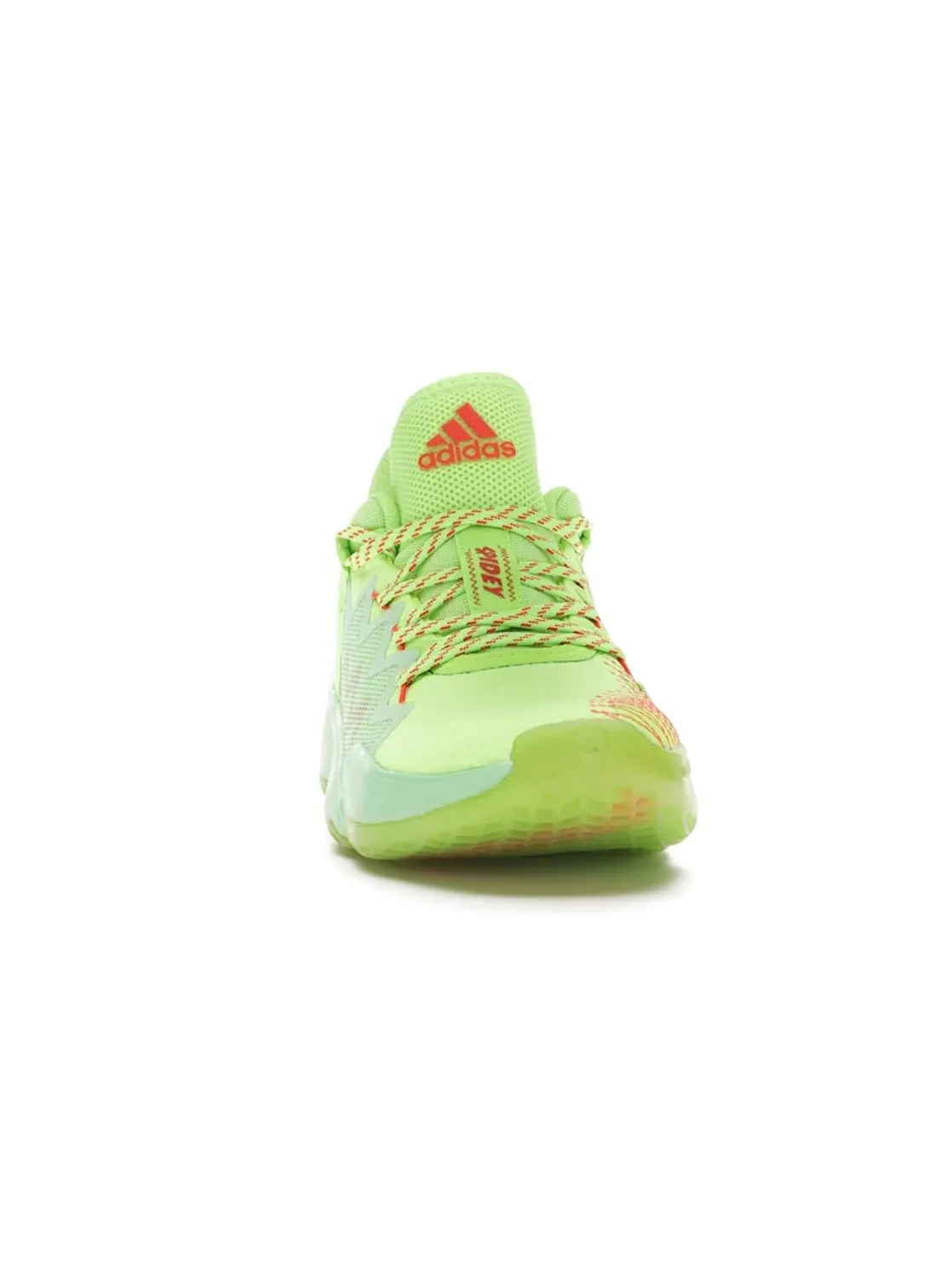 Мужские баскетбольные кроссовки с кроссовками с дизайном Adidas D.O.N. Issue #2 Adidas — изображение 2 из 4, зеленый/красный