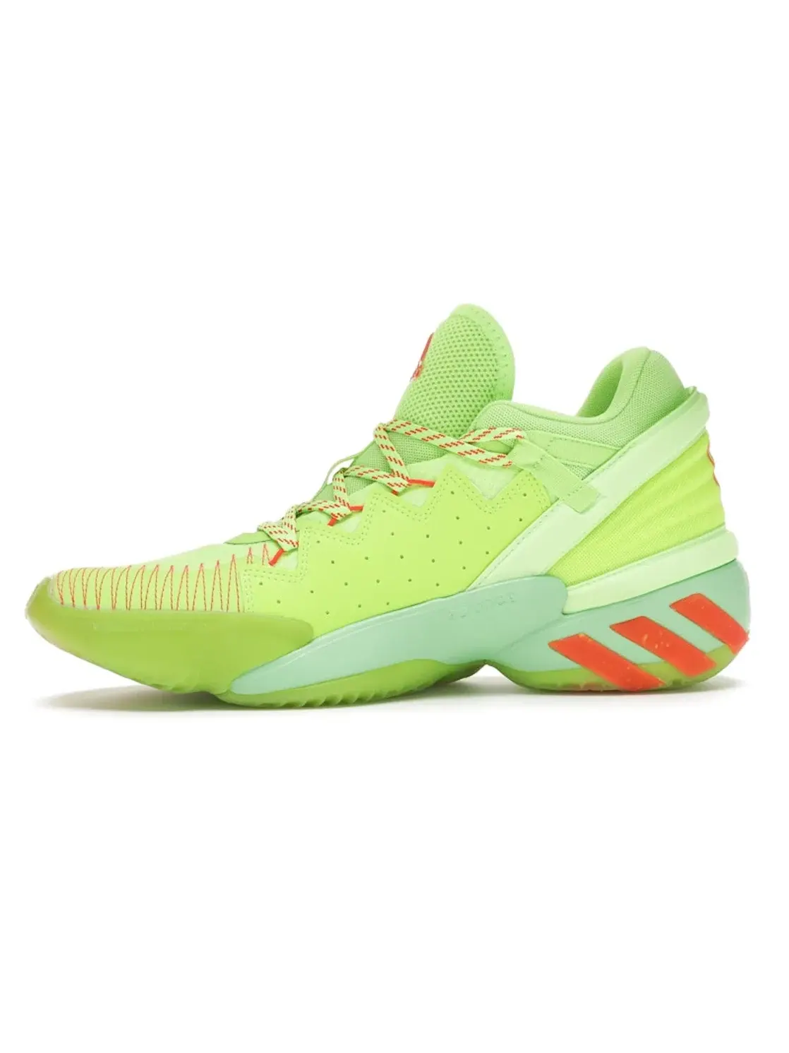 Мужские баскетбольные кроссовки с кроссовками с дизайном Adidas D.O.N. Issue #2 Adidas — изображение 3 из 4, зеленый/красный