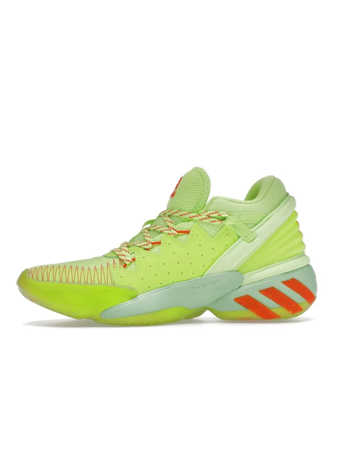 Мужские кроссовки с принтом Adidas D.O.N. Issue #2 Adidas — изображение 3 из 4, зеленый красный
