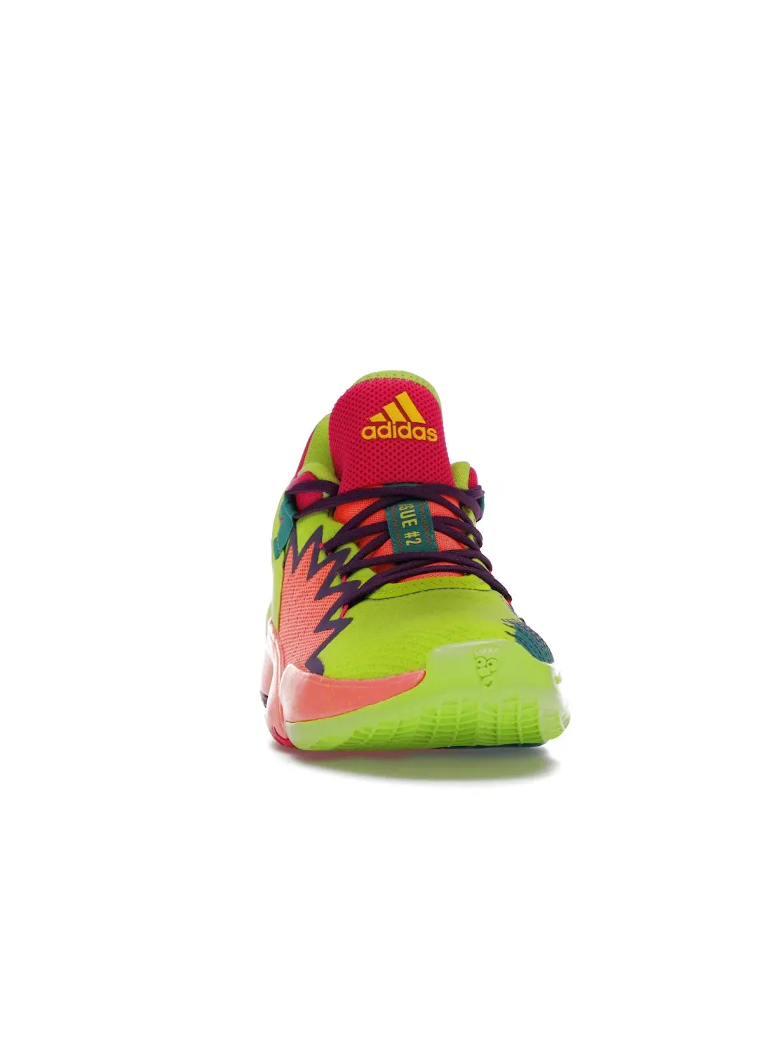 Мужские кроссовки для баскетбола Adidas D.O.N. Issue #2 — изображение 2 из 4, розовый//фиолетовый