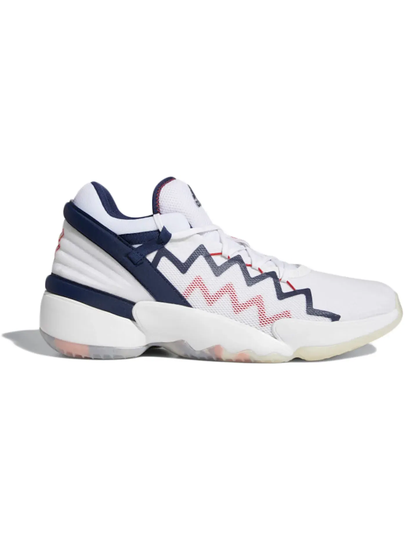 Мужские кроссовки для баскетбола Adidas D.O.N. Issue #2 — изображение 1 из 1, белый/темно-синий
