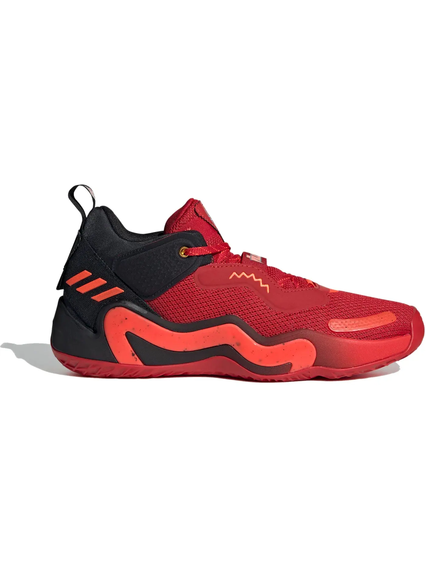 Мужские кроссовки для баскетбола Adidas D.O.N. Issue #3 — изображение 1 из 1, черный/красный